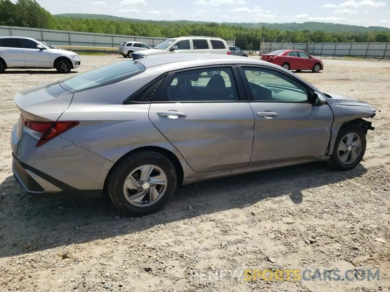 3 fotografías del automóvil dañado KMHLL4DGXRU834877 HYUNDAI ELANTRA 2024