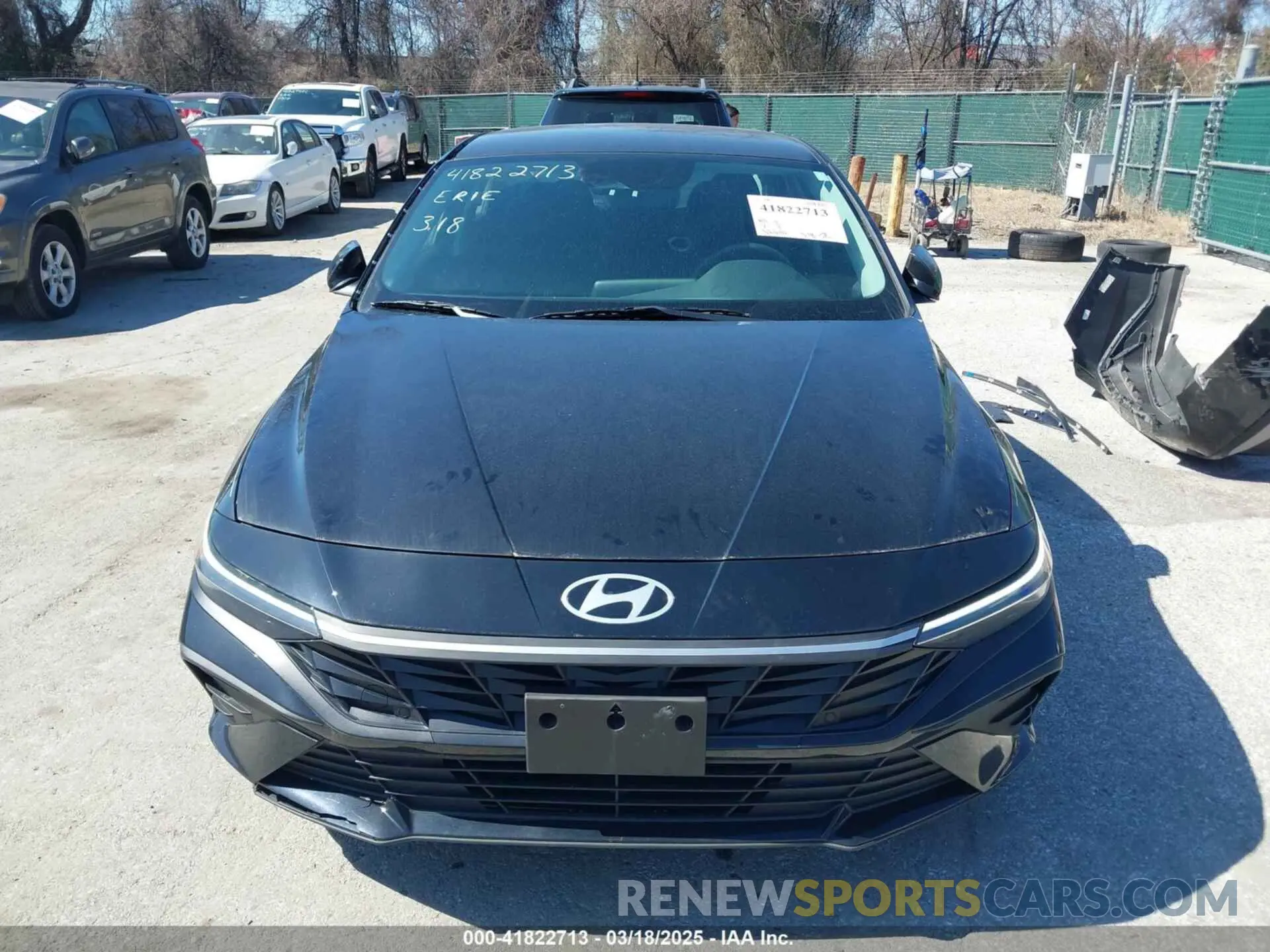 13 fotografías del automóvil dañado KMHLM4DG0RU640615 HYUNDAI ELANTRA 2024