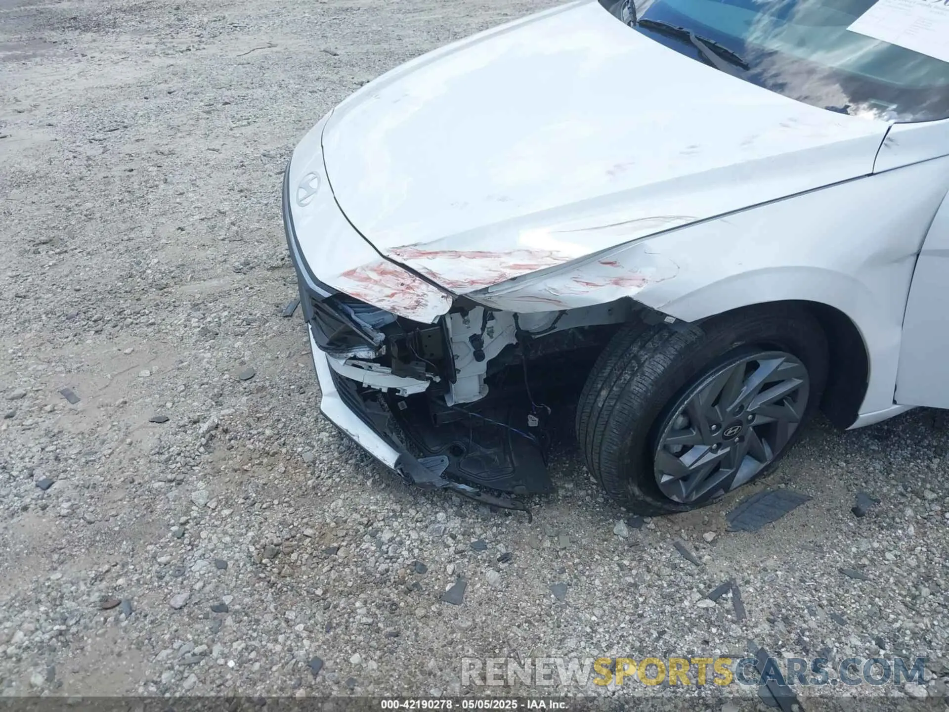 6 fotografías del automóvil dañado KMHLM4DG0RU672240 HYUNDAI ELANTRA 2024