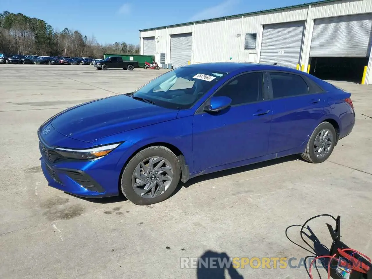 1 fotografías del automóvil dañado KMHLM4DG0RU707827 HYUNDAI ELANTRA 2024