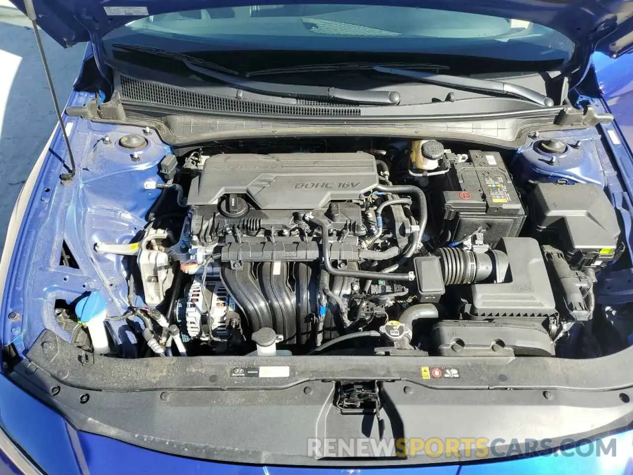 12 fotografías del automóvil dañado KMHLM4DG0RU707827 HYUNDAI ELANTRA 2024