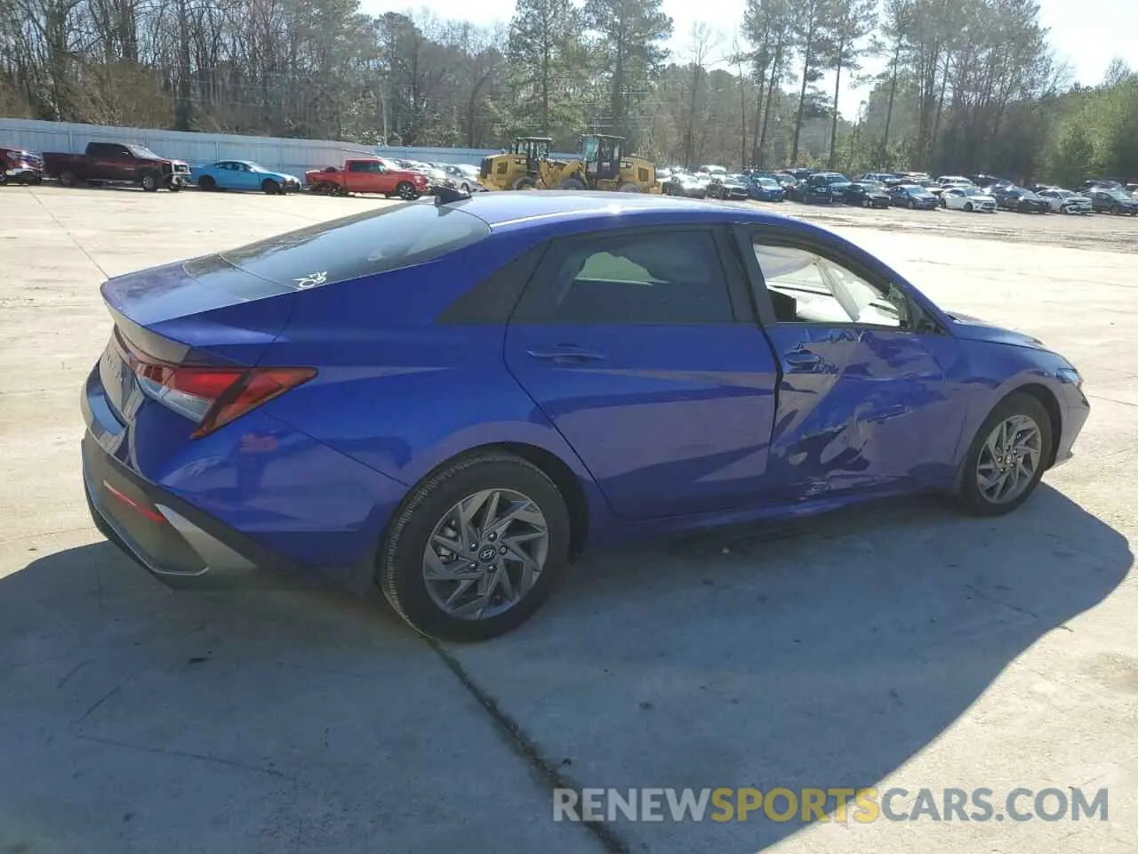 3 fotografías del automóvil dañado KMHLM4DG0RU707827 HYUNDAI ELANTRA 2024