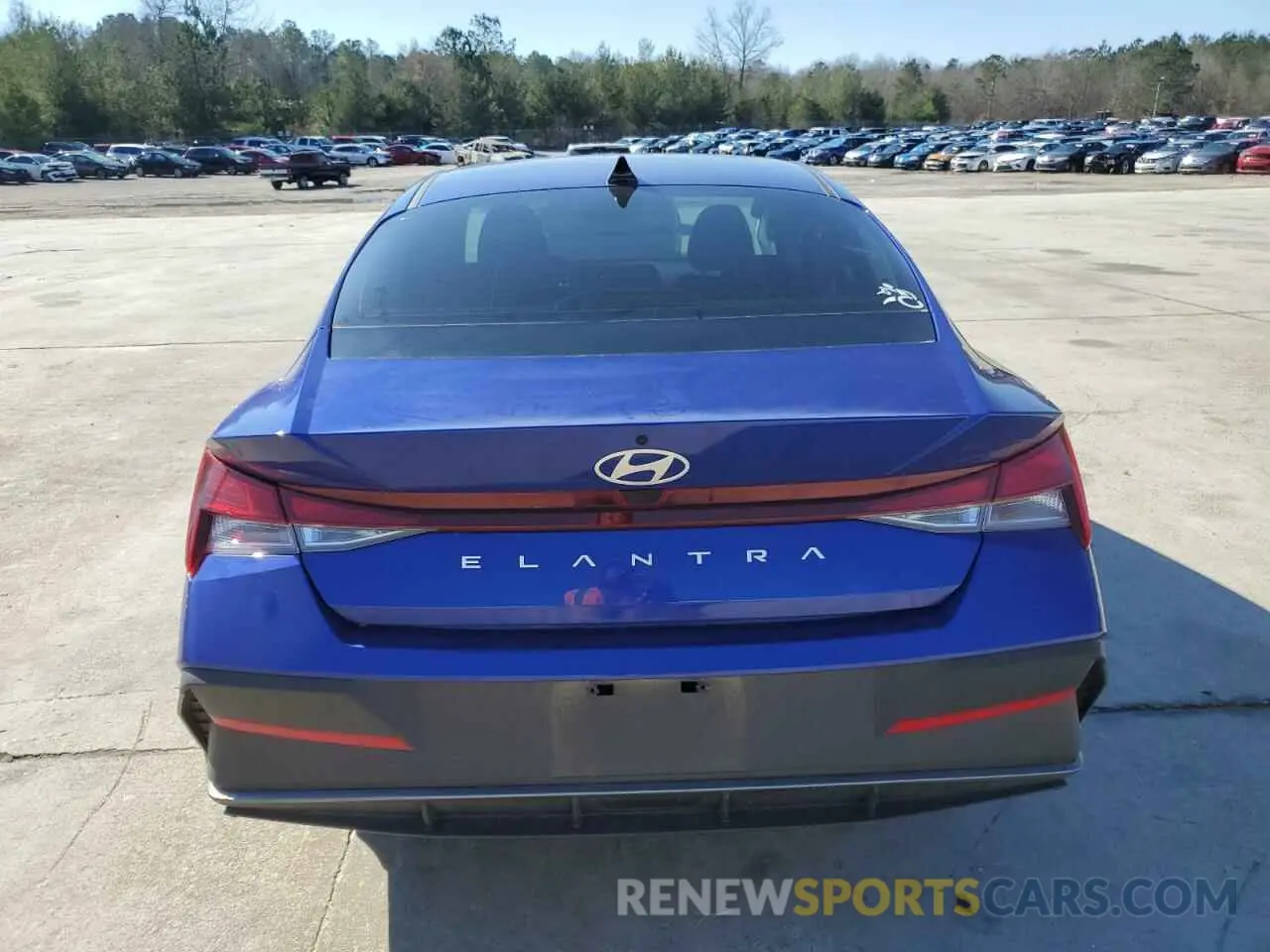 6 fotografías del automóvil dañado KMHLM4DG0RU707827 HYUNDAI ELANTRA 2024