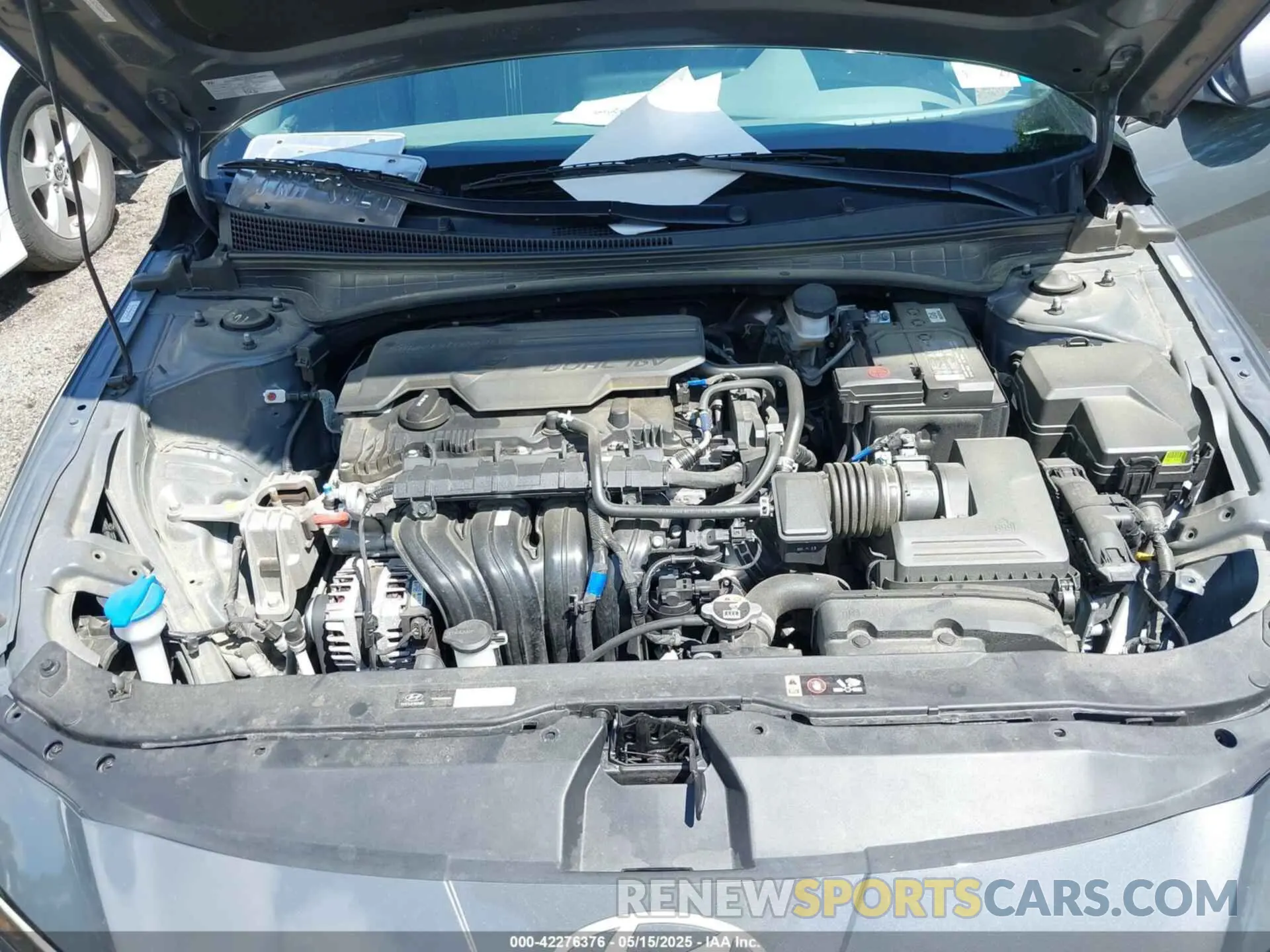 10 fotografías del automóvil dañado KMHLM4DG0RU709934 HYUNDAI ELANTRA 2024