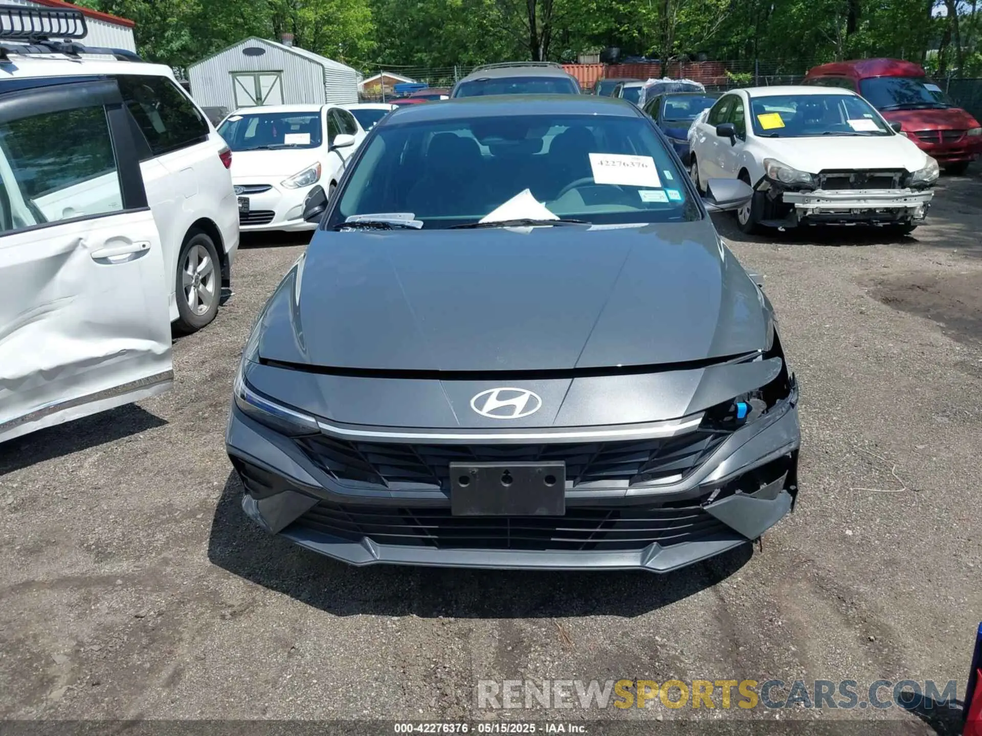 13 fotografías del automóvil dañado KMHLM4DG0RU709934 HYUNDAI ELANTRA 2024