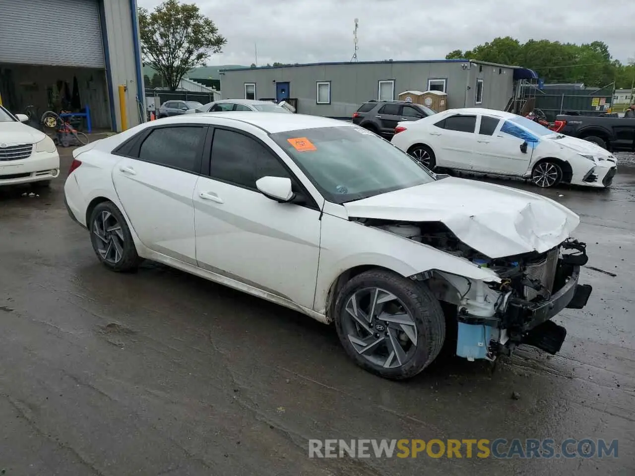 4 fotografías del automóvil dañado KMHLM4DG0RU719881 HYUNDAI ELANTRA 2024