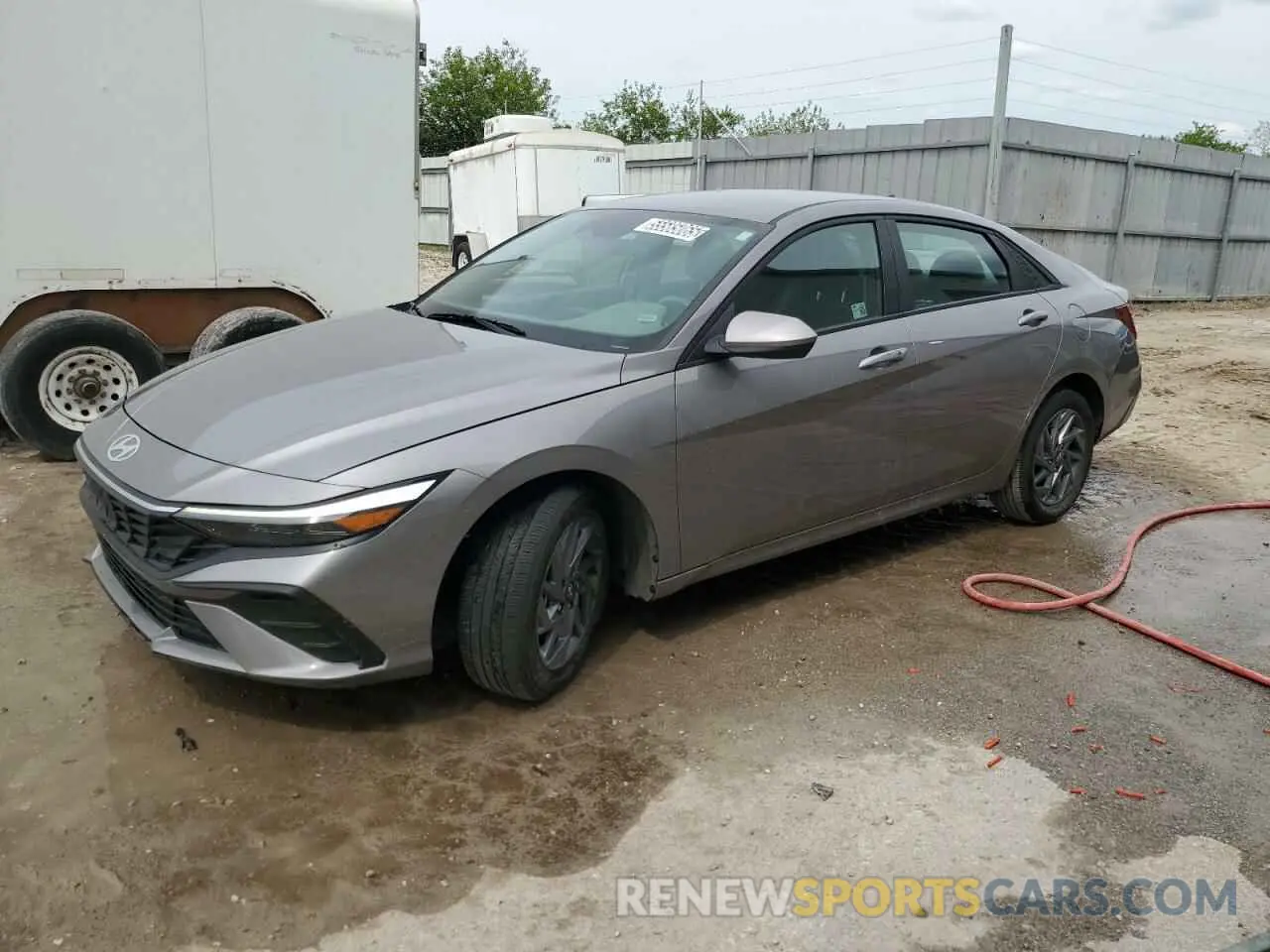 1 fotografías del automóvil dañado KMHLM4DG0RU743274 HYUNDAI ELANTRA 2024