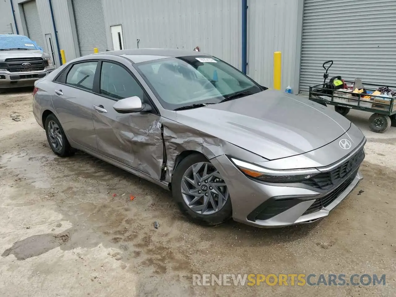 4 fotografías del automóvil dañado KMHLM4DG0RU743274 HYUNDAI ELANTRA 2024