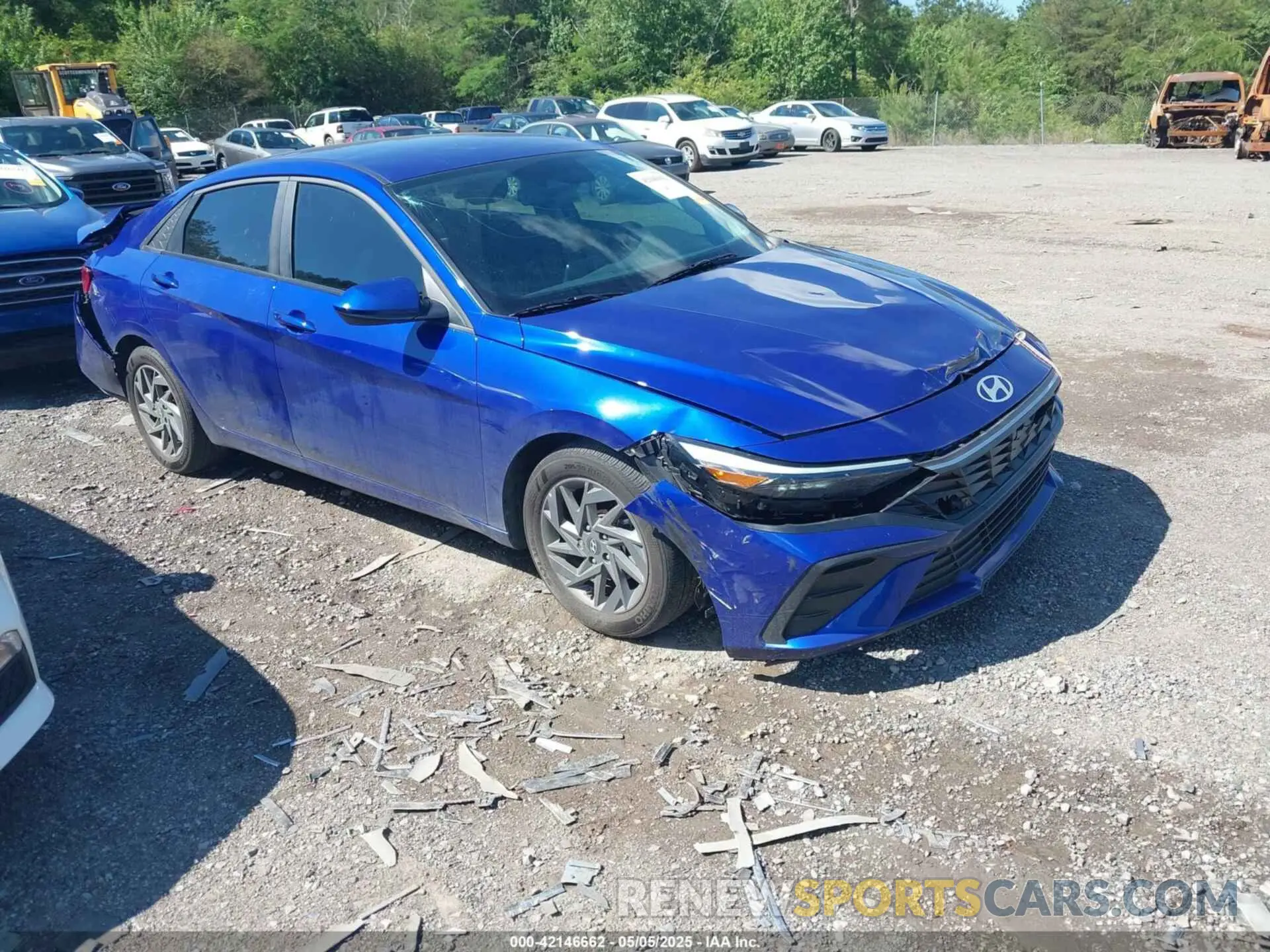 1 fotografías del automóvil dañado KMHLM4DG0RU767025 HYUNDAI ELANTRA 2024