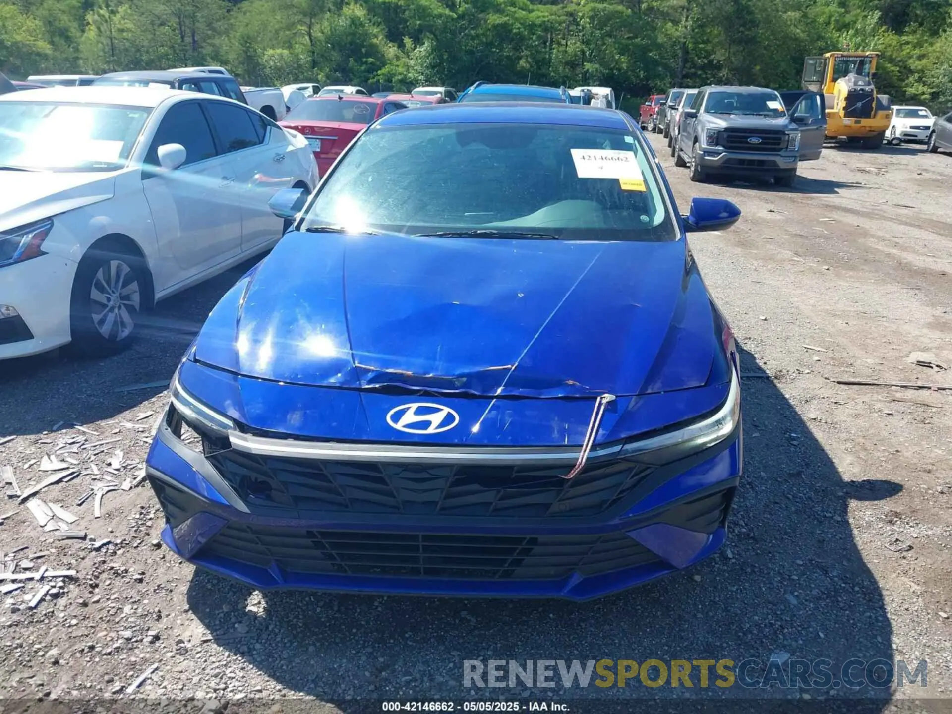 12 fotografías del automóvil dañado KMHLM4DG0RU767025 HYUNDAI ELANTRA 2024
