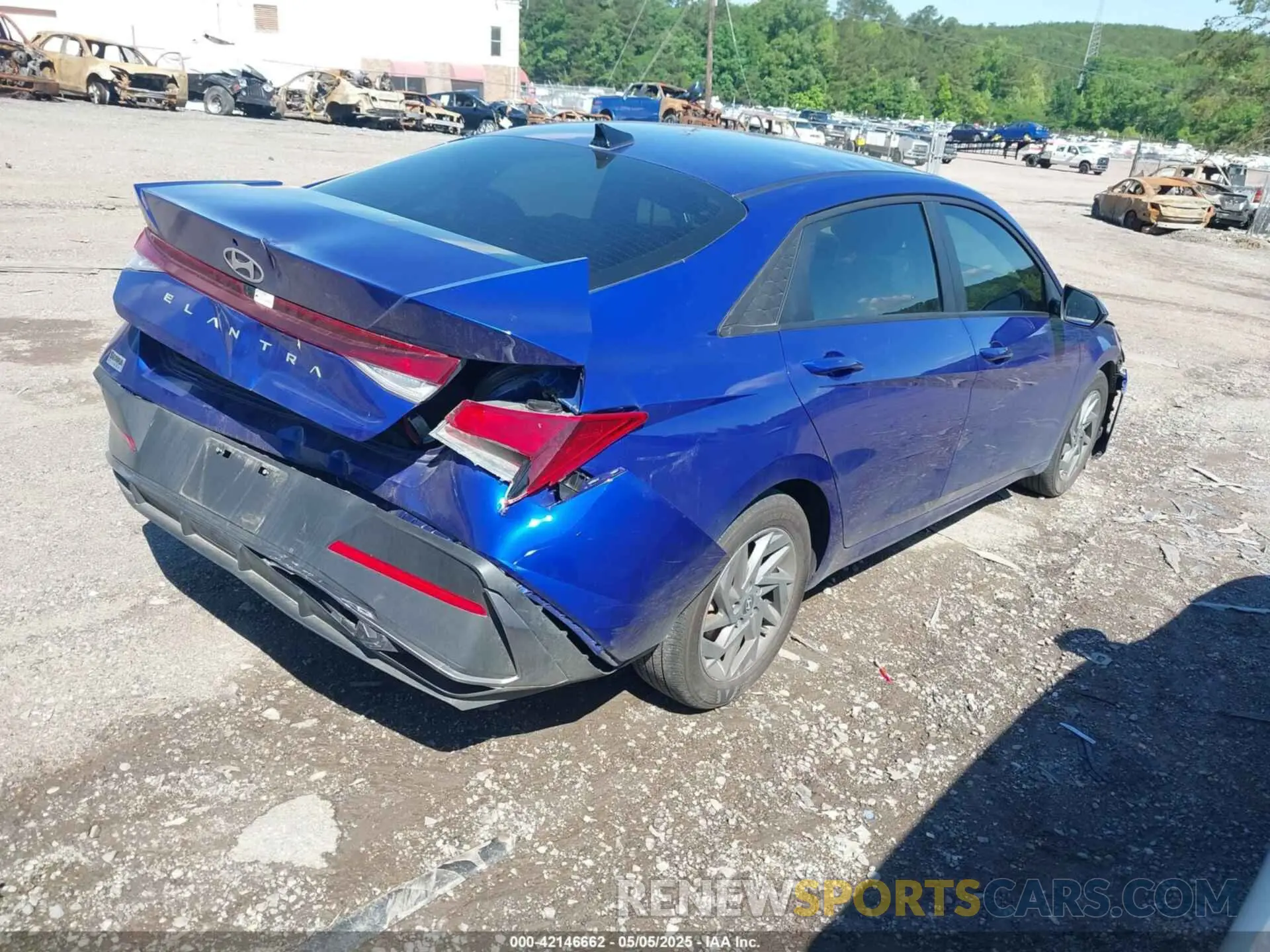 4 fotografías del automóvil dañado KMHLM4DG0RU767025 HYUNDAI ELANTRA 2024