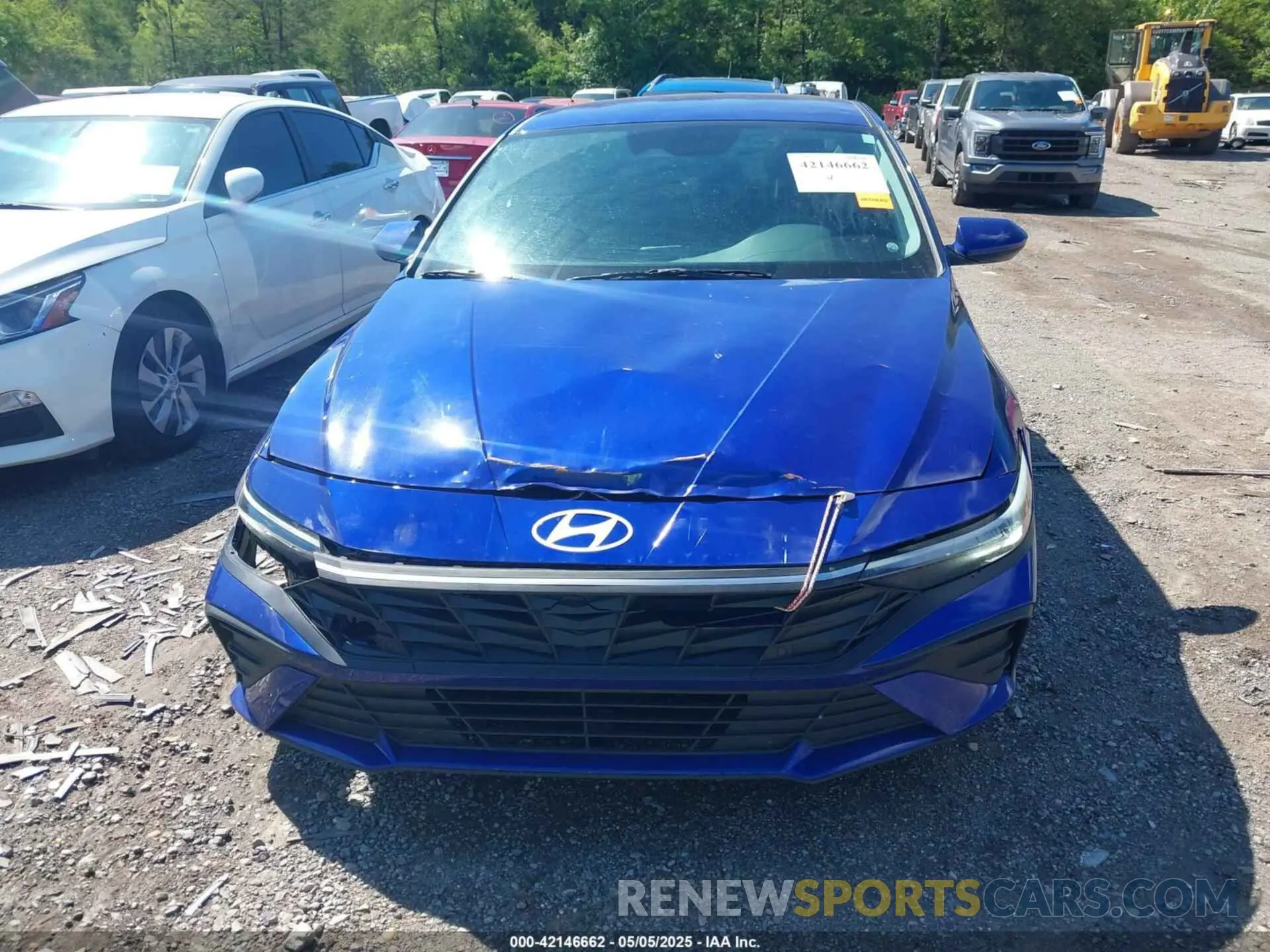 6 fotografías del automóvil dañado KMHLM4DG0RU767025 HYUNDAI ELANTRA 2024