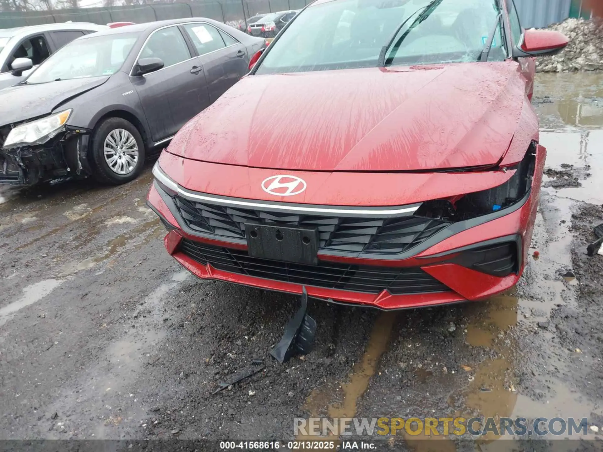 12 fotografías del automóvil dañado KMHLM4DG0RU780986 HYUNDAI ELANTRA 2024
