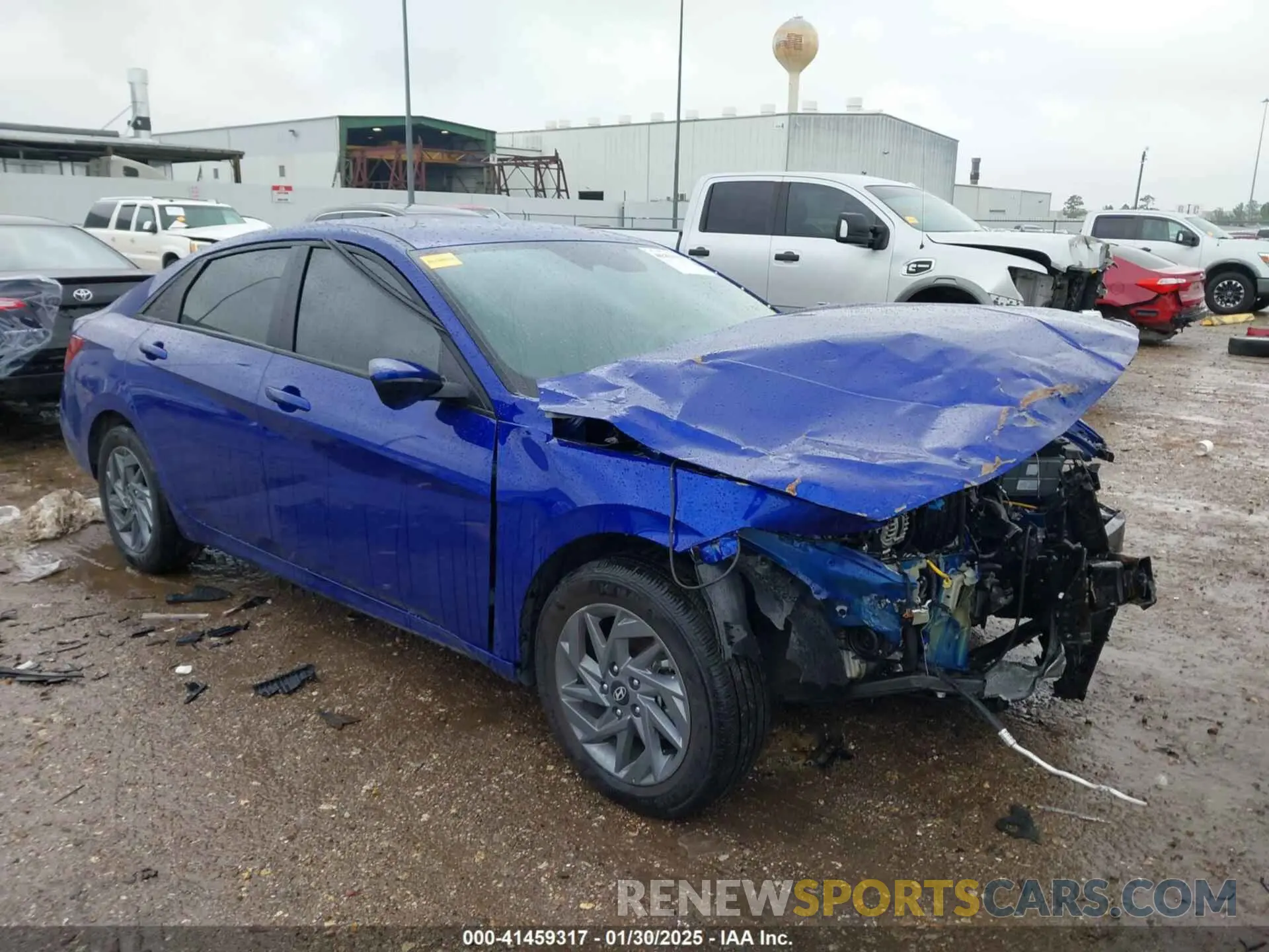 1 fotografías del automóvil dañado KMHLM4DG0RU808205 HYUNDAI ELANTRA 2024