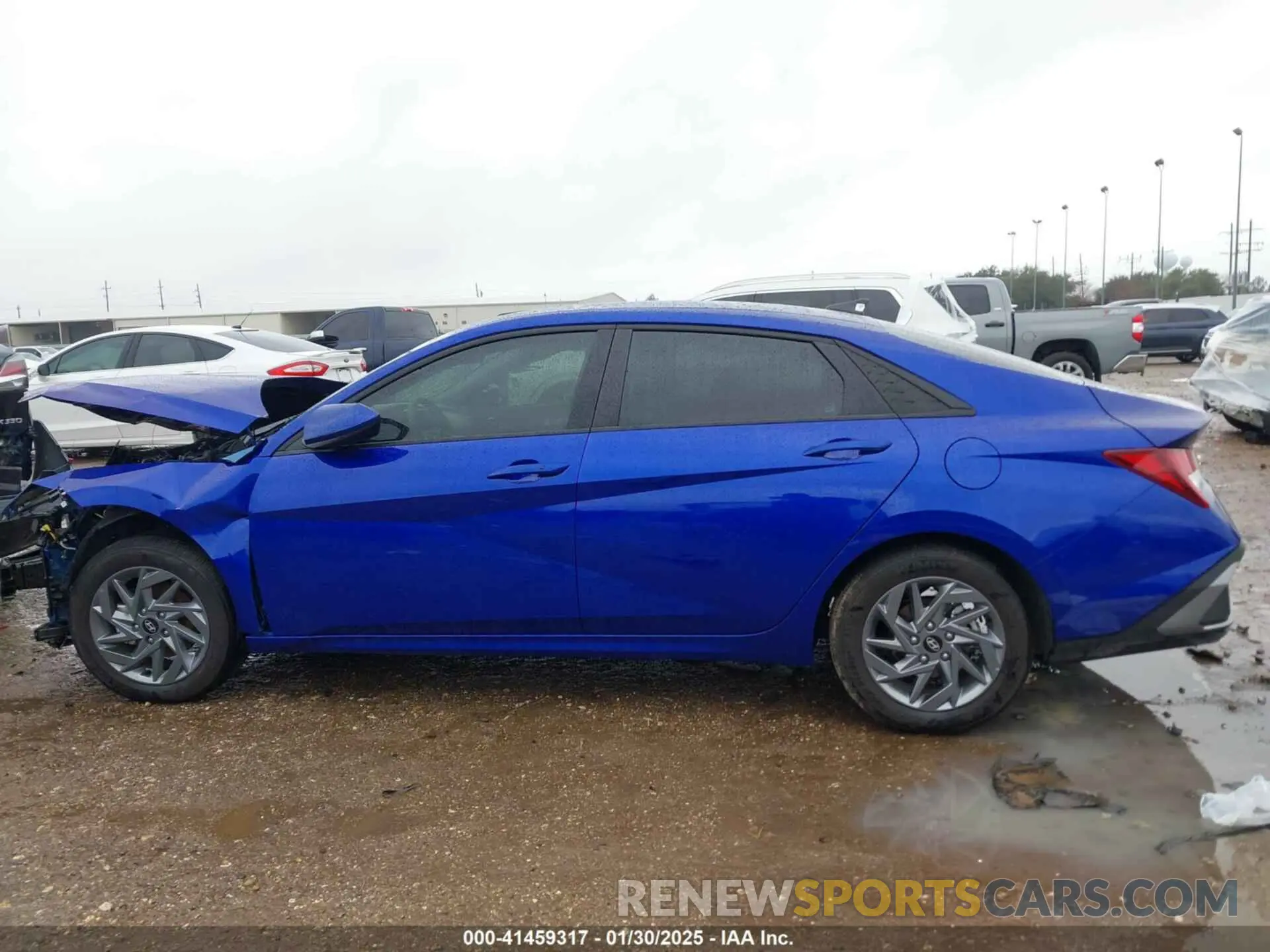 14 fotografías del automóvil dañado KMHLM4DG0RU808205 HYUNDAI ELANTRA 2024