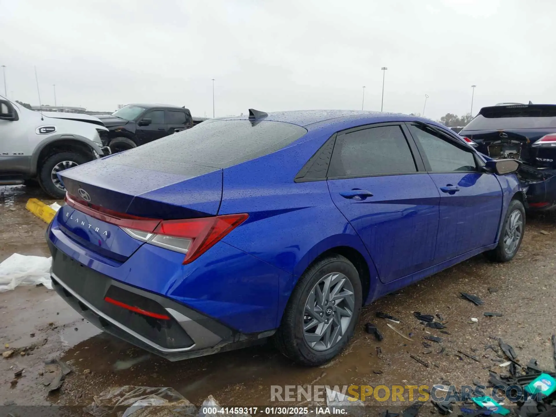 4 fotografías del automóvil dañado KMHLM4DG0RU808205 HYUNDAI ELANTRA 2024