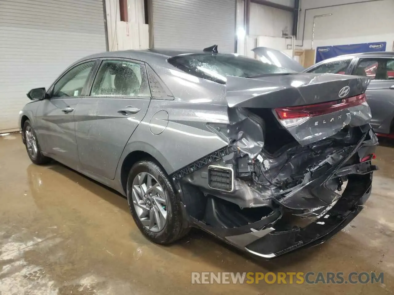 2 fotografías del automóvil dañado KMHLM4DG0RU835551 HYUNDAI ELANTRA 2024
