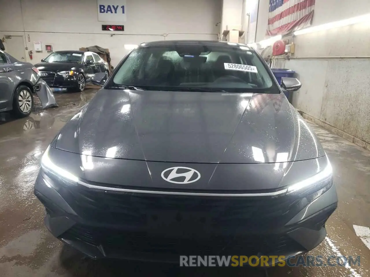 5 fotografías del automóvil dañado KMHLM4DG0RU835551 HYUNDAI ELANTRA 2024