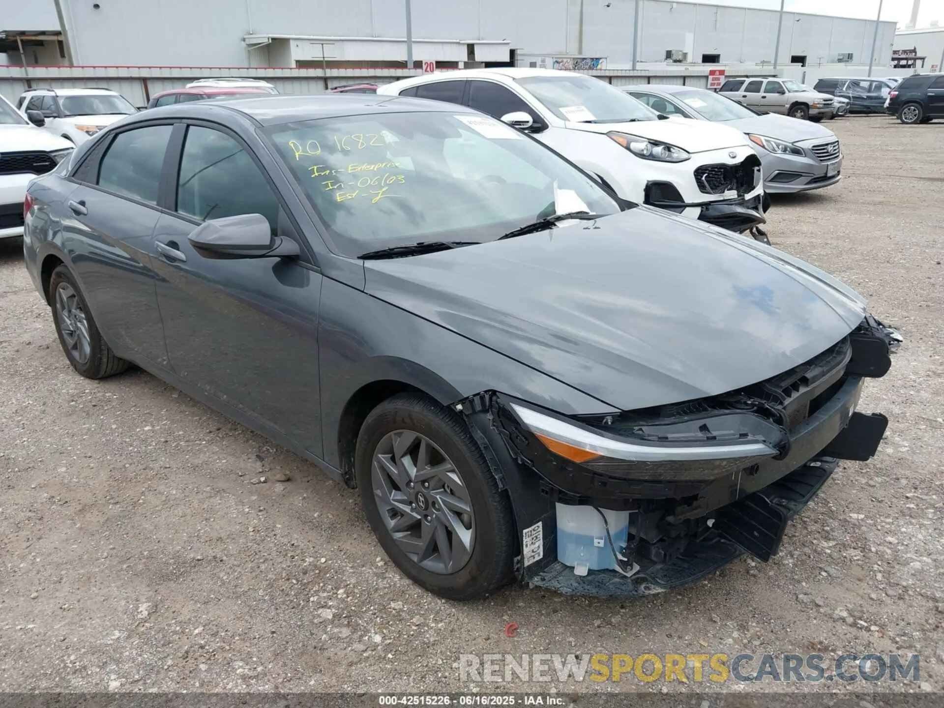 1 fotografías del automóvil dañado KMHLM4DG1RU756339 HYUNDAI ELANTRA 2024
