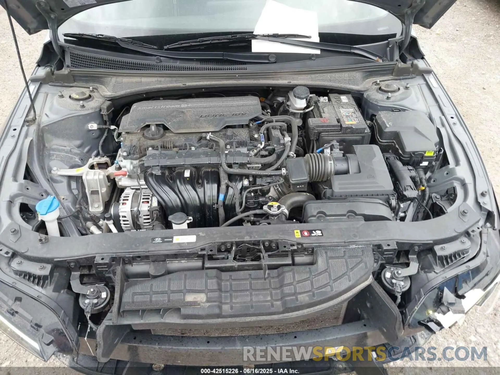 10 fotografías del automóvil dañado KMHLM4DG1RU756339 HYUNDAI ELANTRA 2024