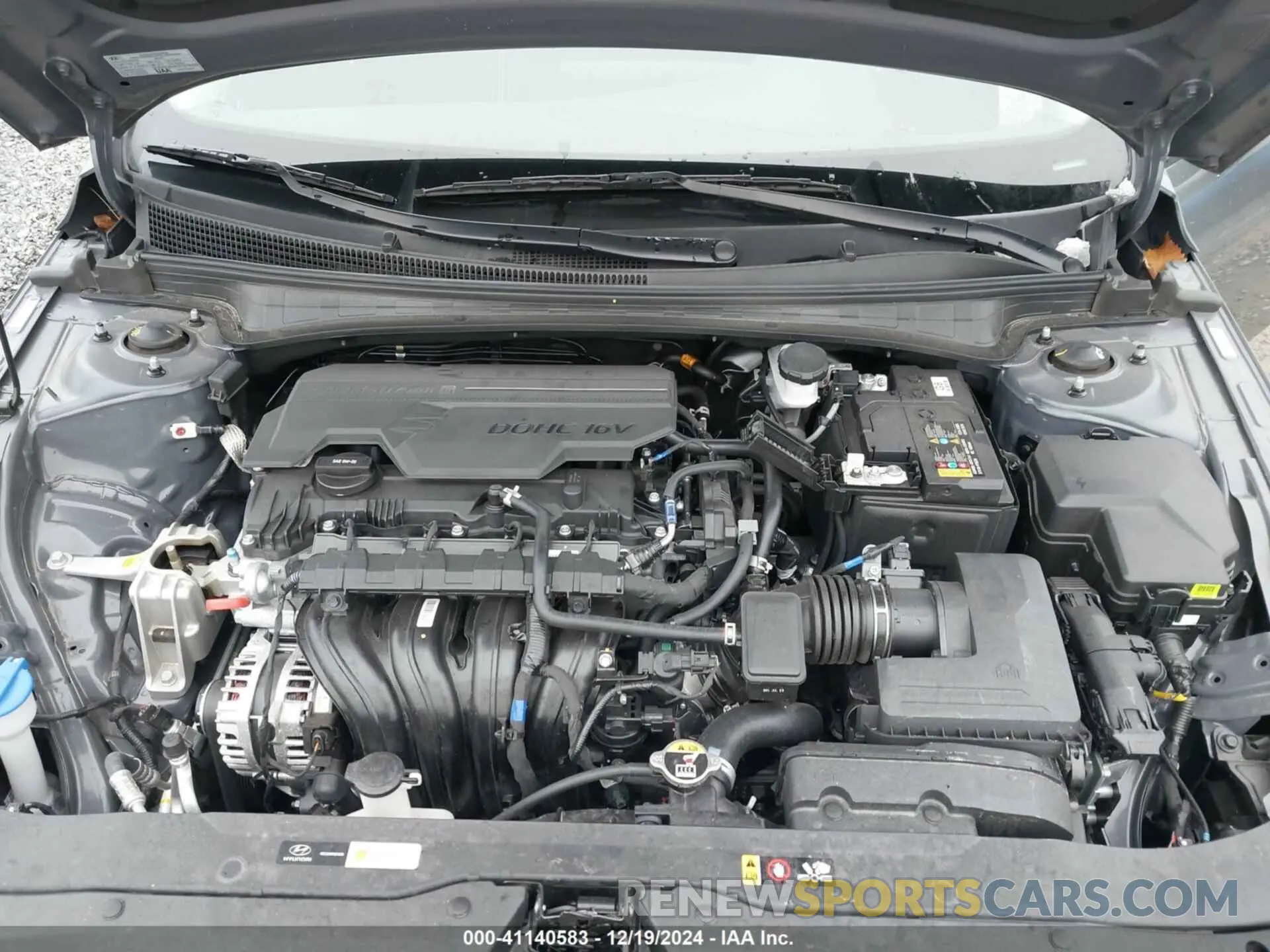 10 fotografías del automóvil dañado KMHLM4DG1RU785937 HYUNDAI ELANTRA 2024