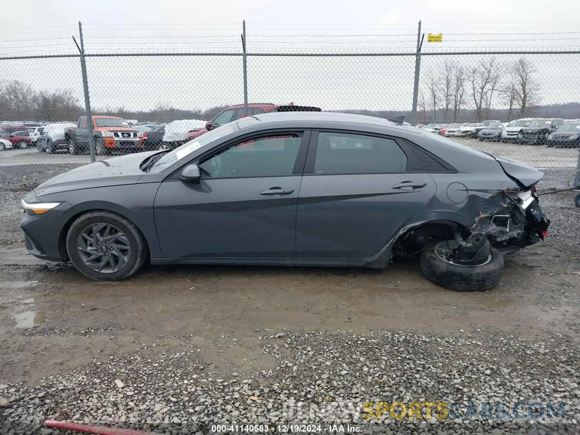 15 fotografías del automóvil dañado KMHLM4DG1RU785937 HYUNDAI ELANTRA 2024