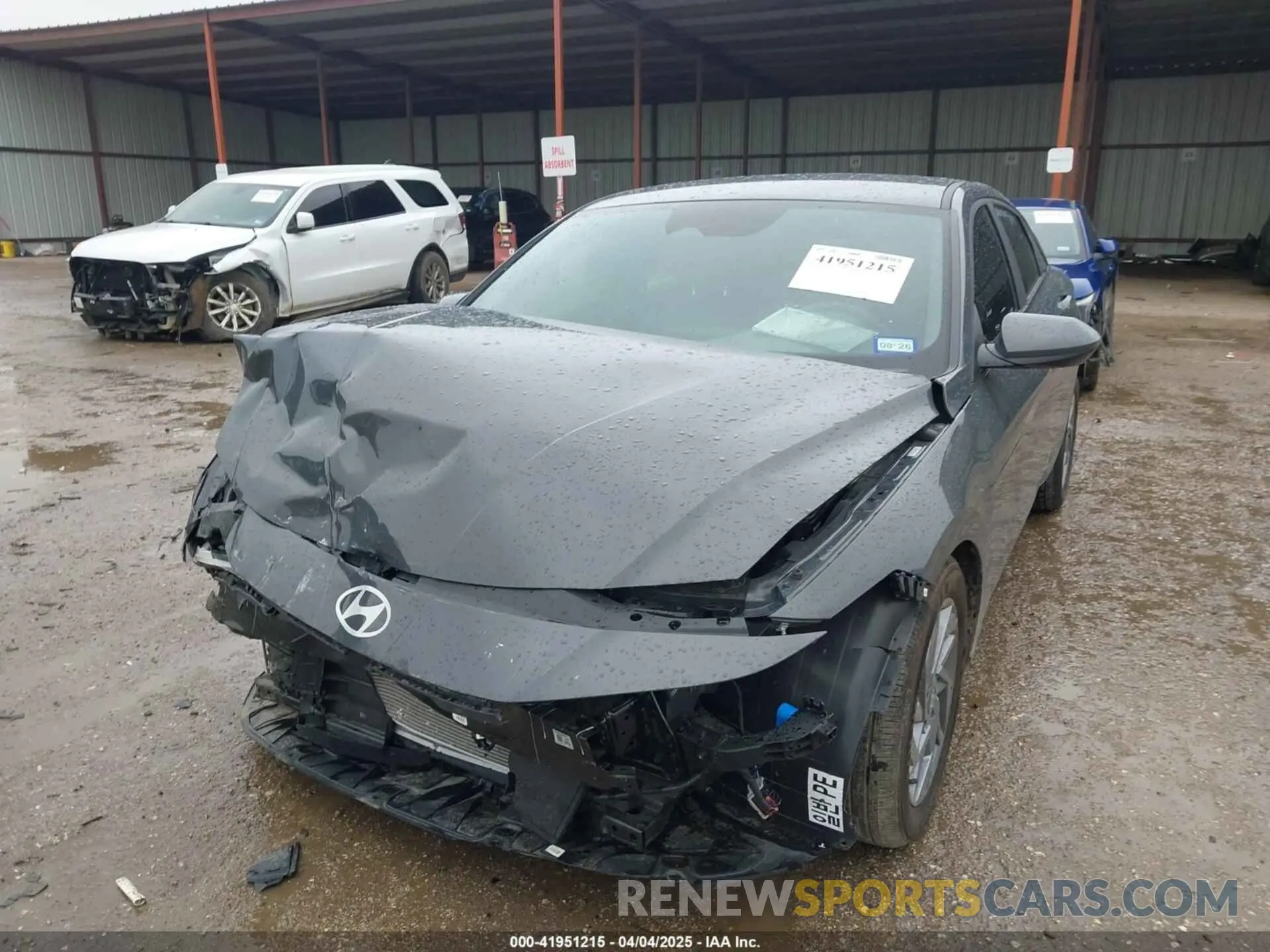 2 fotografías del automóvil dañado KMHLM4DG1RU808245 HYUNDAI ELANTRA 2024