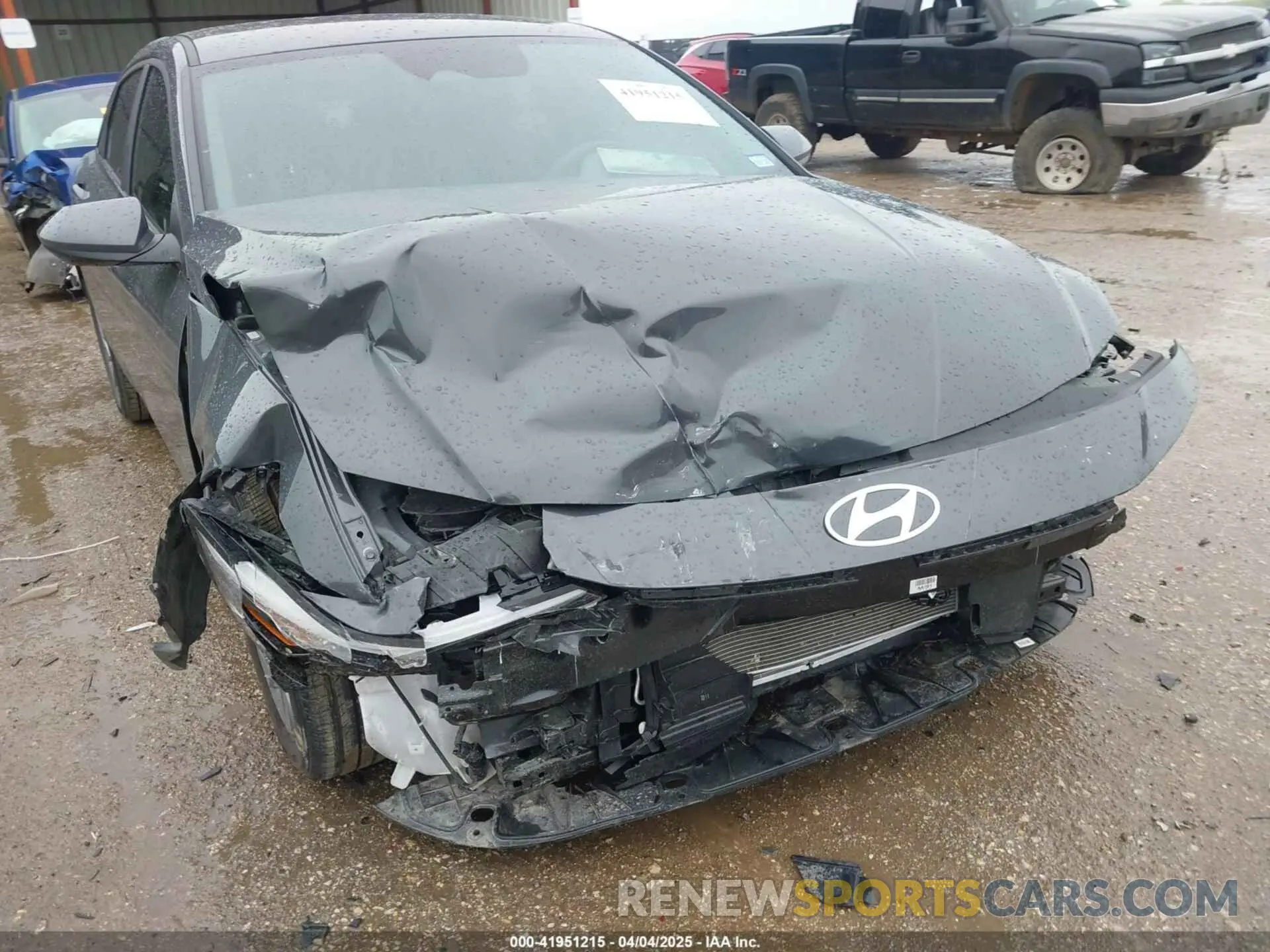 6 fotografías del automóvil dañado KMHLM4DG1RU808245 HYUNDAI ELANTRA 2024