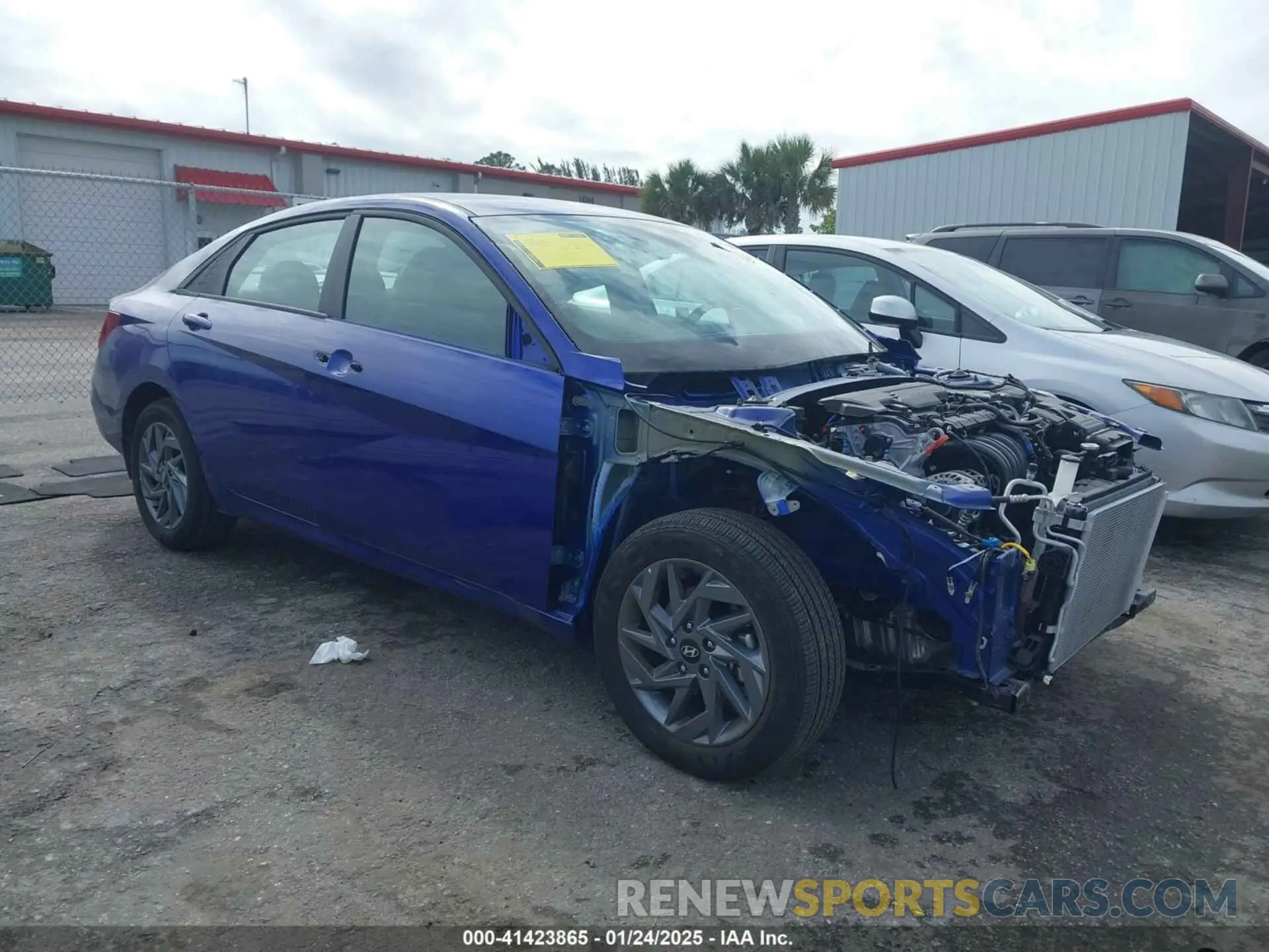 1 fotografías del automóvil dañado KMHLM4DG1RU828804 HYUNDAI ELANTRA 2024