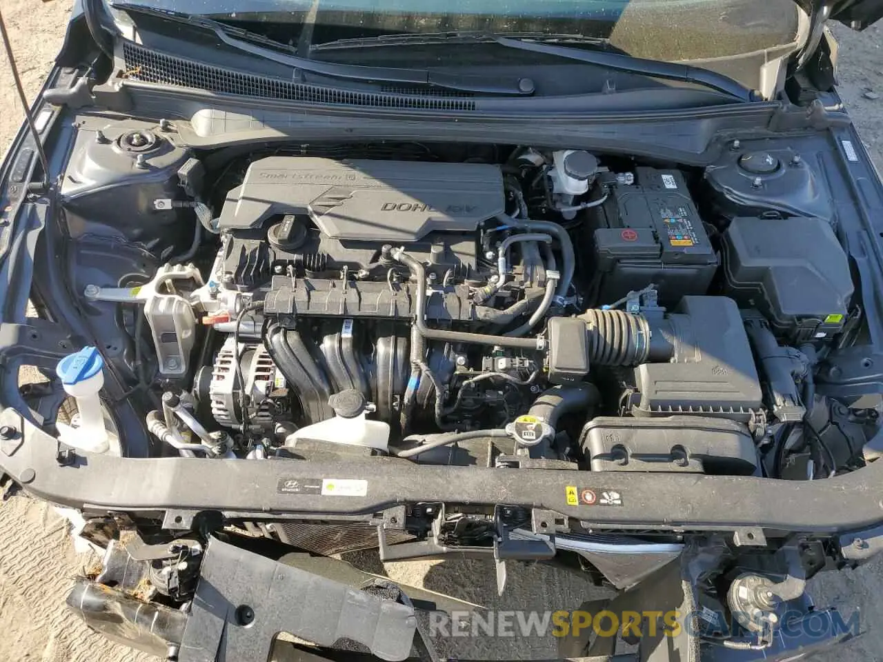 13 fotografías del automóvil dañado KMHLM4DG2RU658386 HYUNDAI ELANTRA 2024
