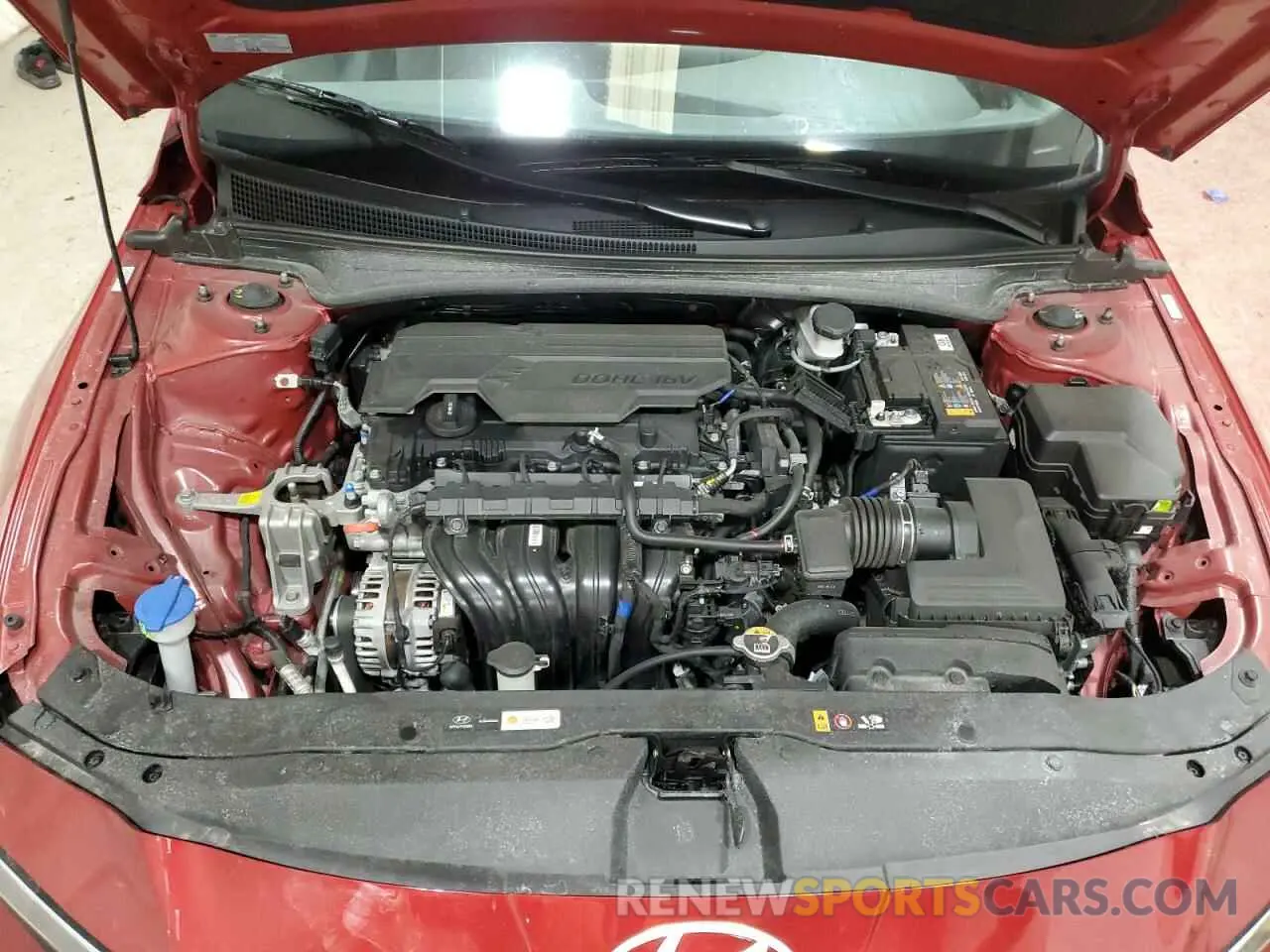 11 fotografías del automóvil dañado KMHLM4DG2RU663779 HYUNDAI ELANTRA 2024