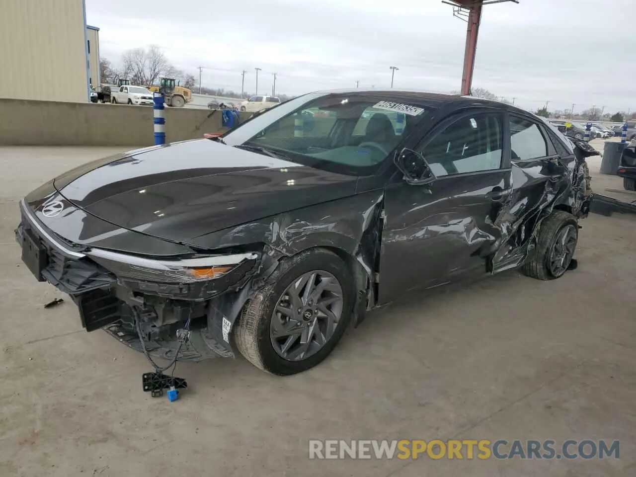 1 fotografías del automóvil dañado KMHLM4DG2RU681747 HYUNDAI ELANTRA 2024