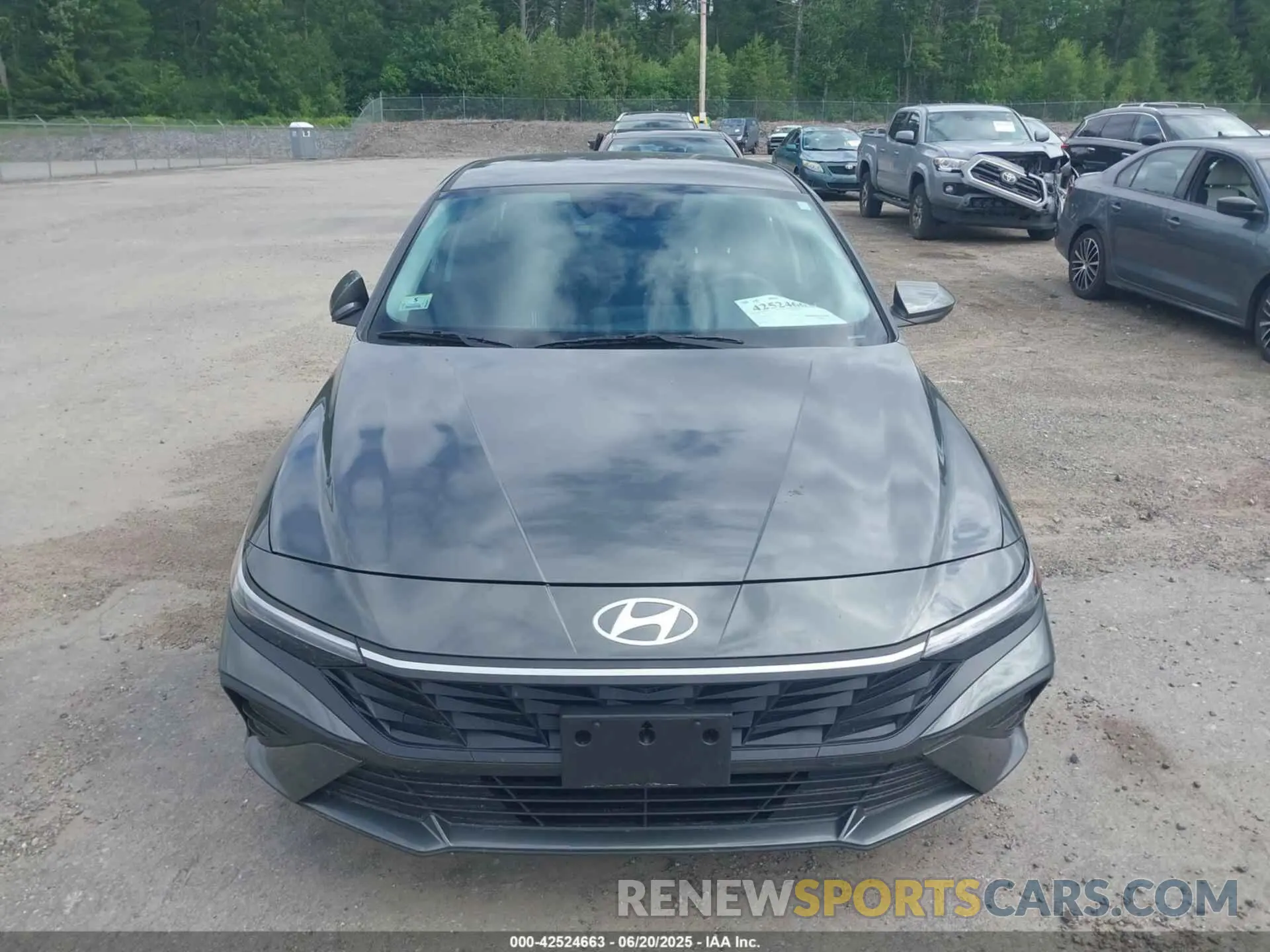 12 fotografías del automóvil dañado KMHLM4DG2RU733295 HYUNDAI ELANTRA 2024