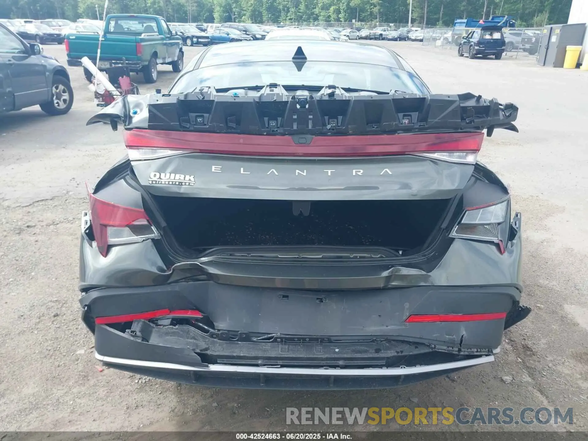 6 fotografías del automóvil dañado KMHLM4DG2RU733295 HYUNDAI ELANTRA 2024