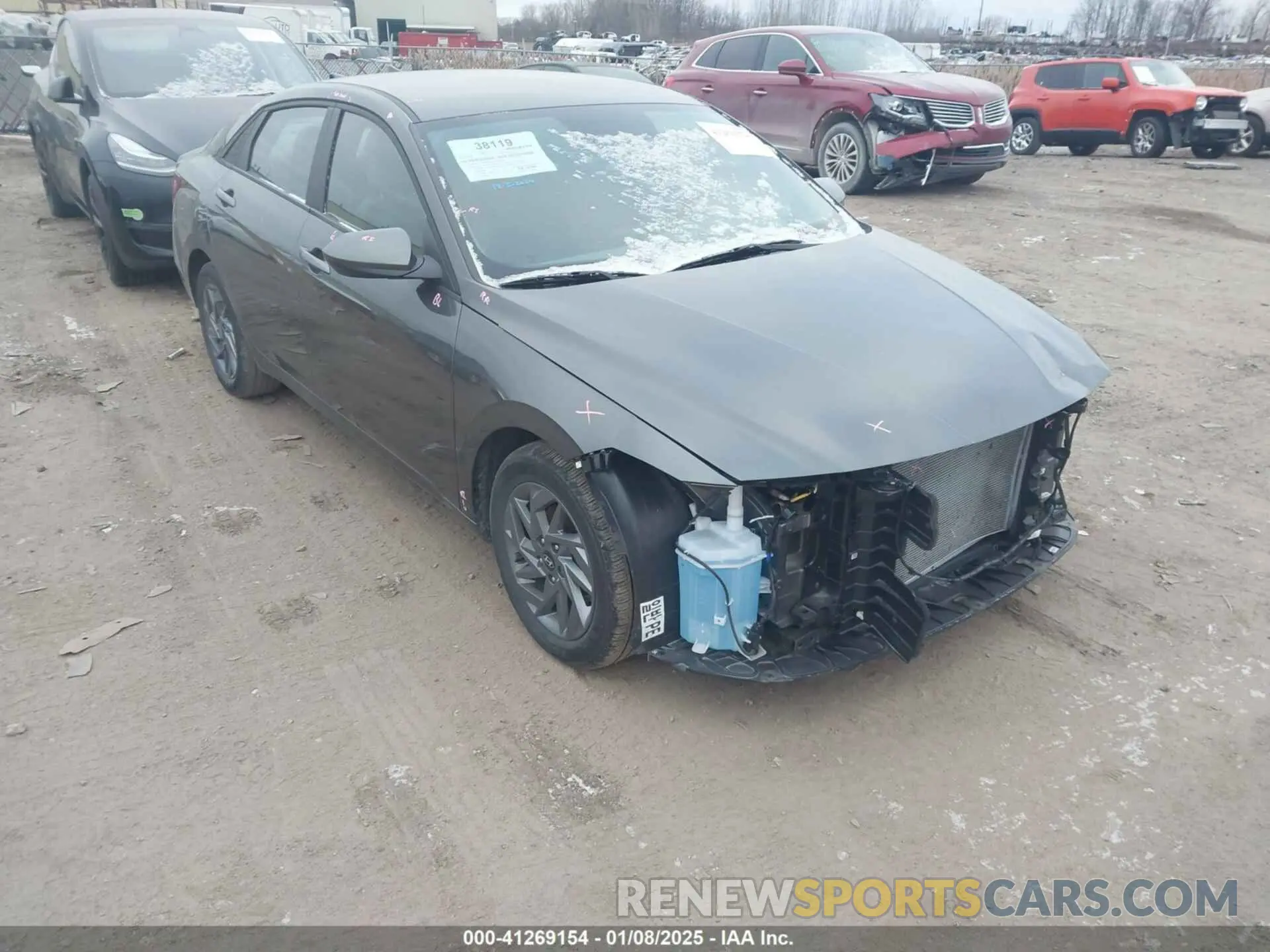 1 fotografías del automóvil dañado KMHLM4DG2RU745317 HYUNDAI ELANTRA 2024