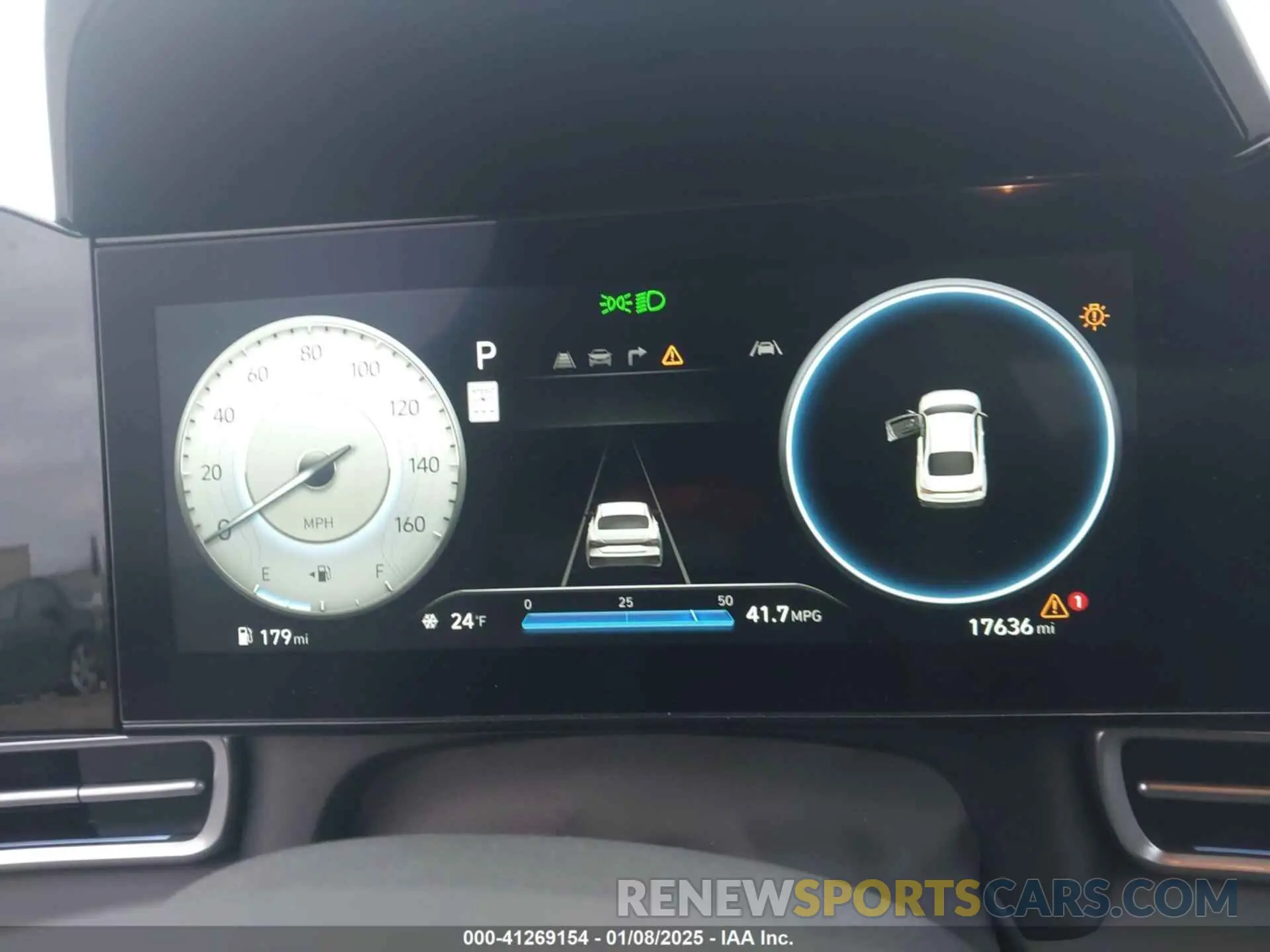 7 fotografías del automóvil dañado KMHLM4DG2RU745317 HYUNDAI ELANTRA 2024