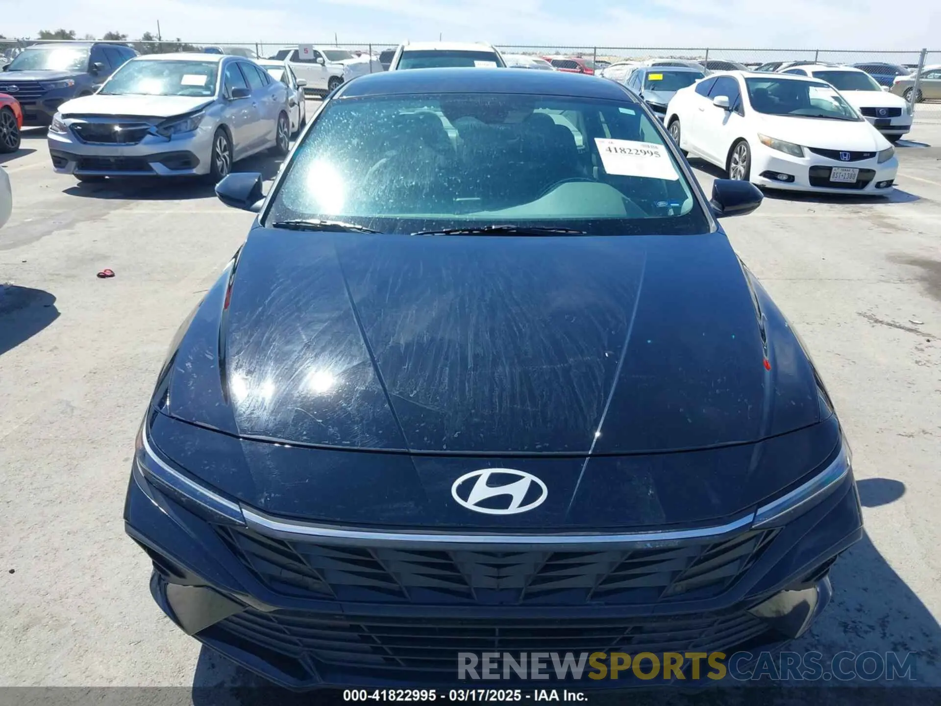 6 fotografías del automóvil dañado KMHLM4DG2RU746760 HYUNDAI ELANTRA 2024