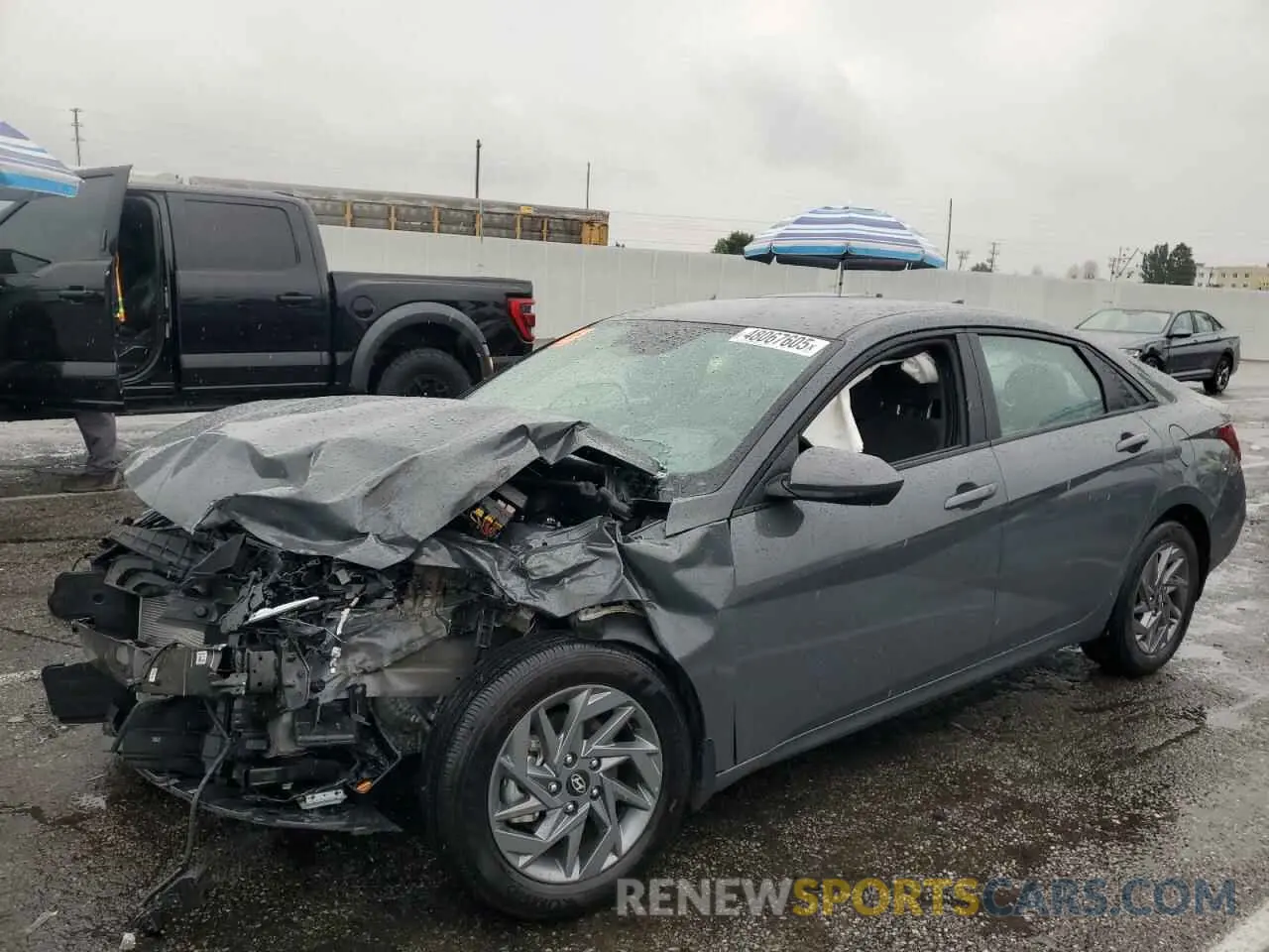 1 fotografías del automóvil dañado KMHLM4DG2RU750940 HYUNDAI ELANTRA 2024