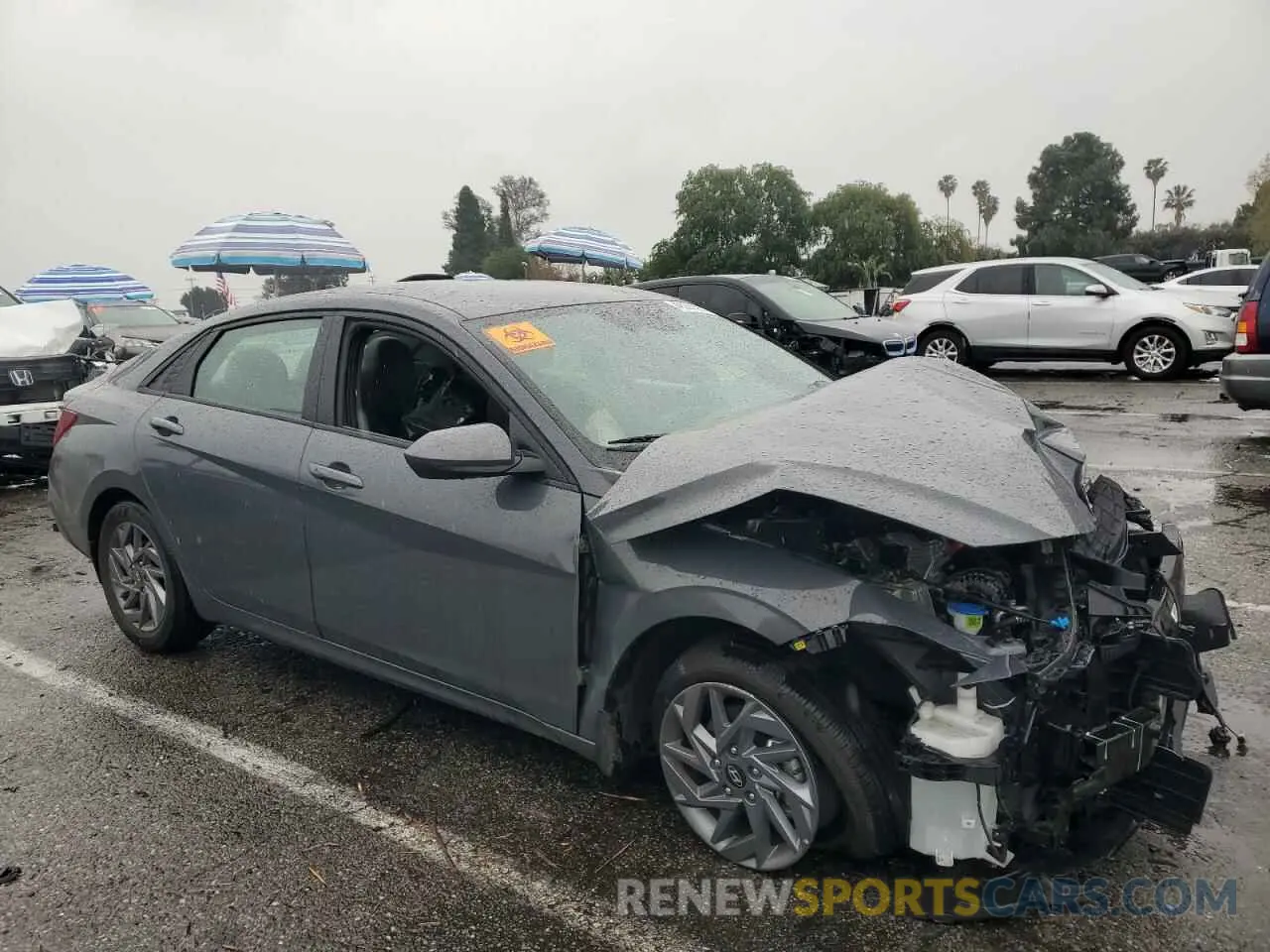 4 fotografías del automóvil dañado KMHLM4DG2RU750940 HYUNDAI ELANTRA 2024