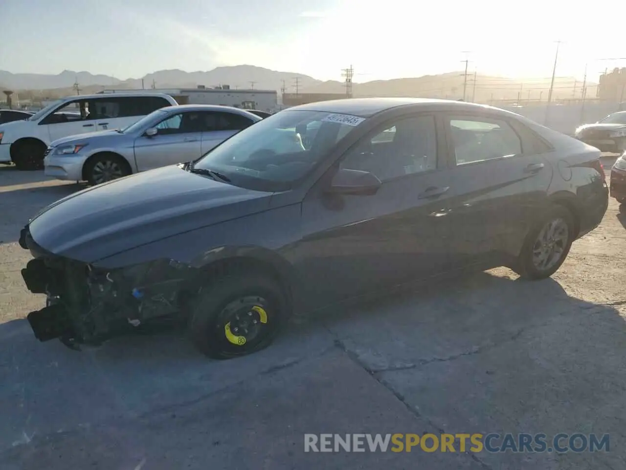 1 fotografías del automóvil dañado KMHLM4DG2RU763168 HYUNDAI ELANTRA 2024
