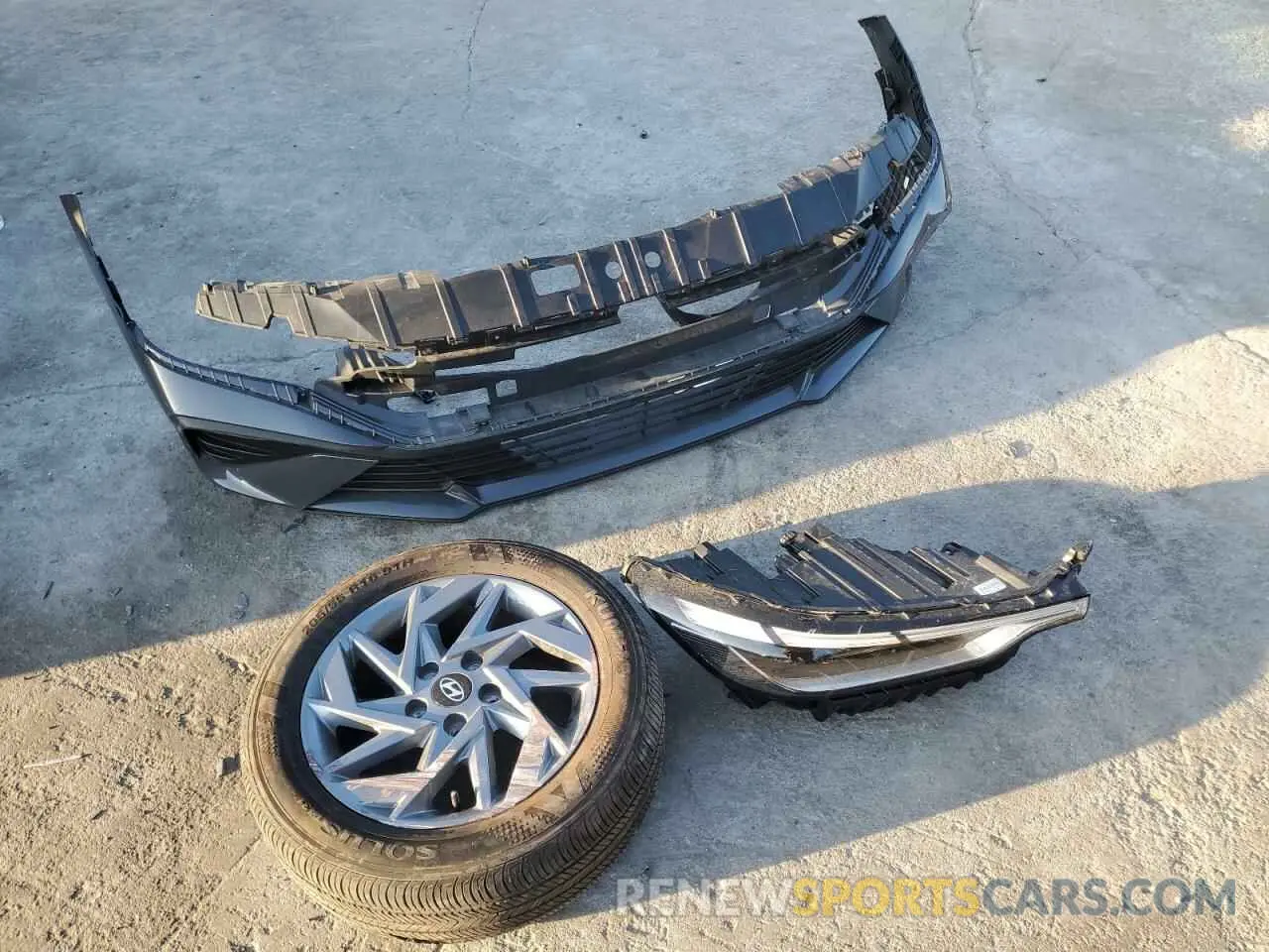 14 fotografías del automóvil dañado KMHLM4DG2RU763168 HYUNDAI ELANTRA 2024