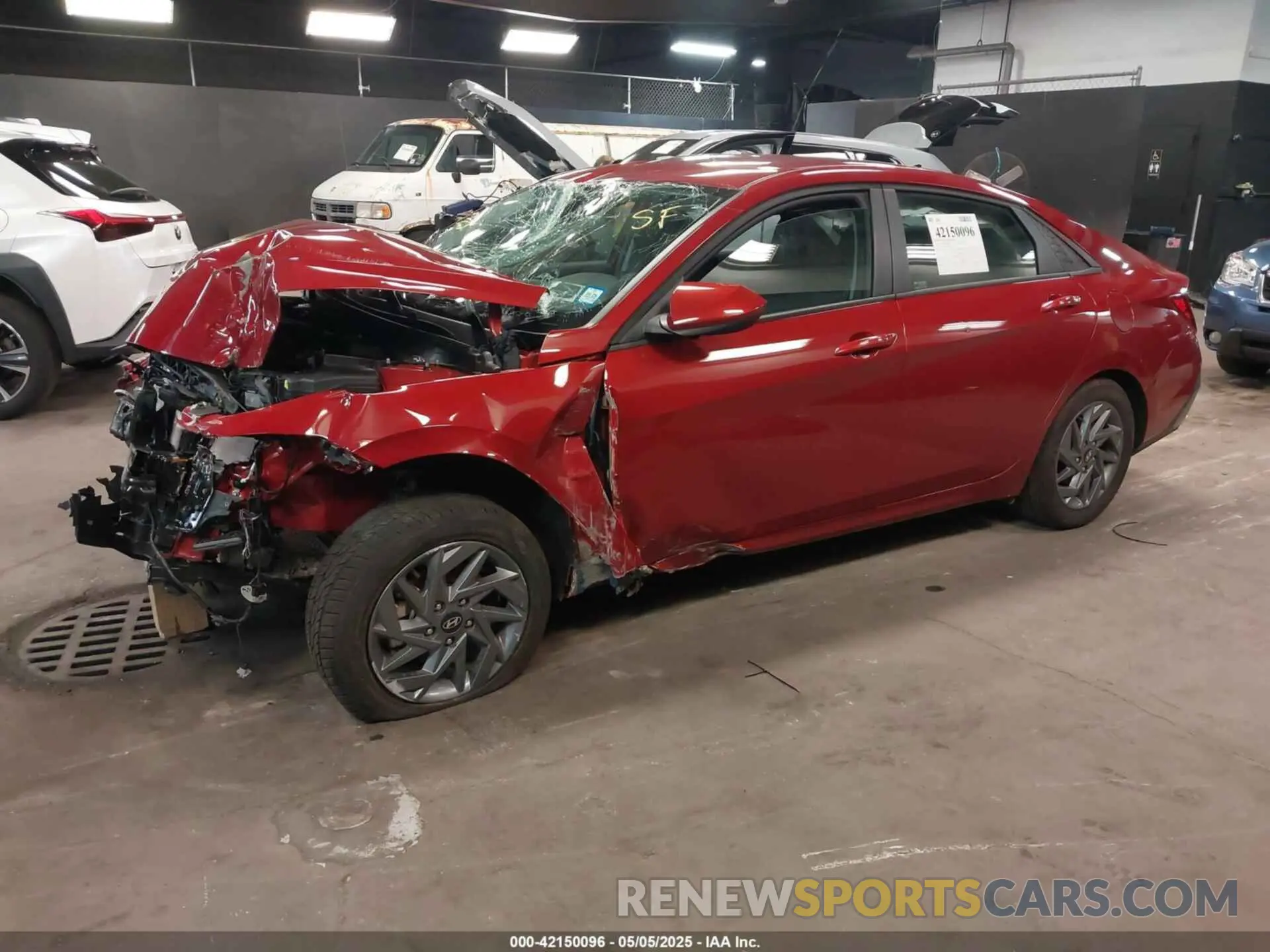 2 fotografías del automóvil dañado KMHLM4DG2RU807623 HYUNDAI ELANTRA 2024