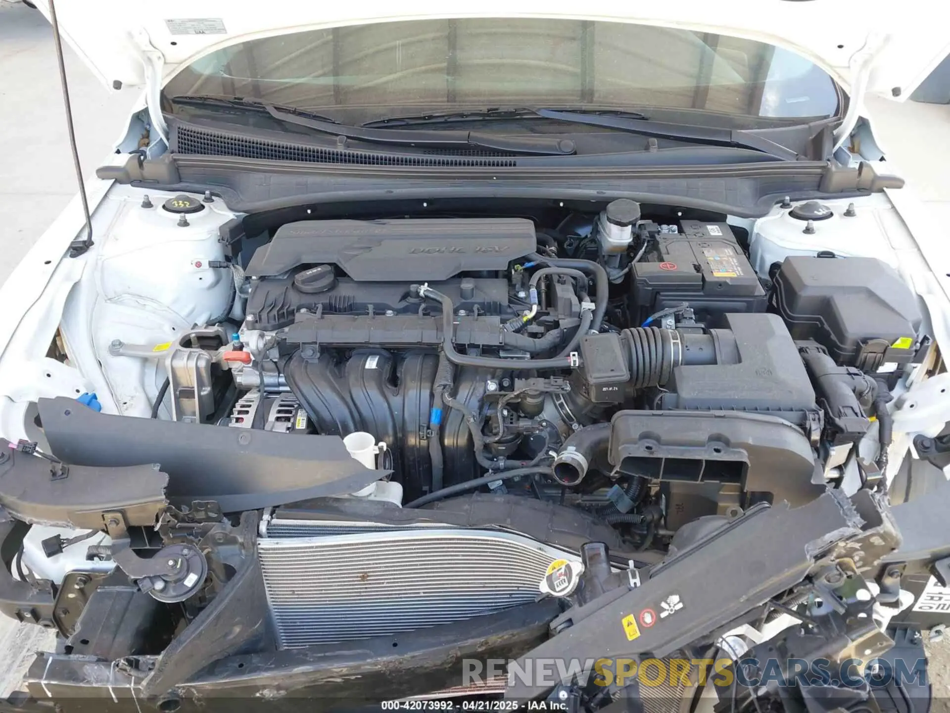 10 fotografías del automóvil dañado KMHLM4DG3RU637174 HYUNDAI ELANTRA 2024
