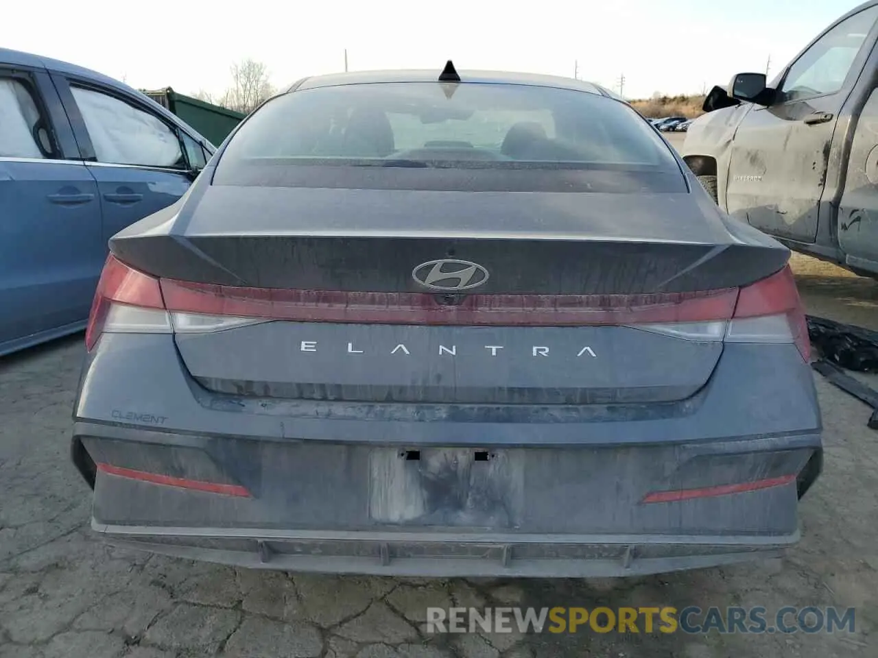 6 fotografías del automóvil dañado KMHLM4DG3RU645646 HYUNDAI ELANTRA 2024