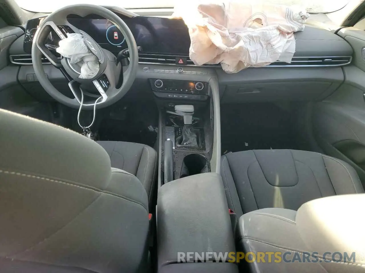 8 fotografías del automóvil dañado KMHLM4DG3RU645646 HYUNDAI ELANTRA 2024
