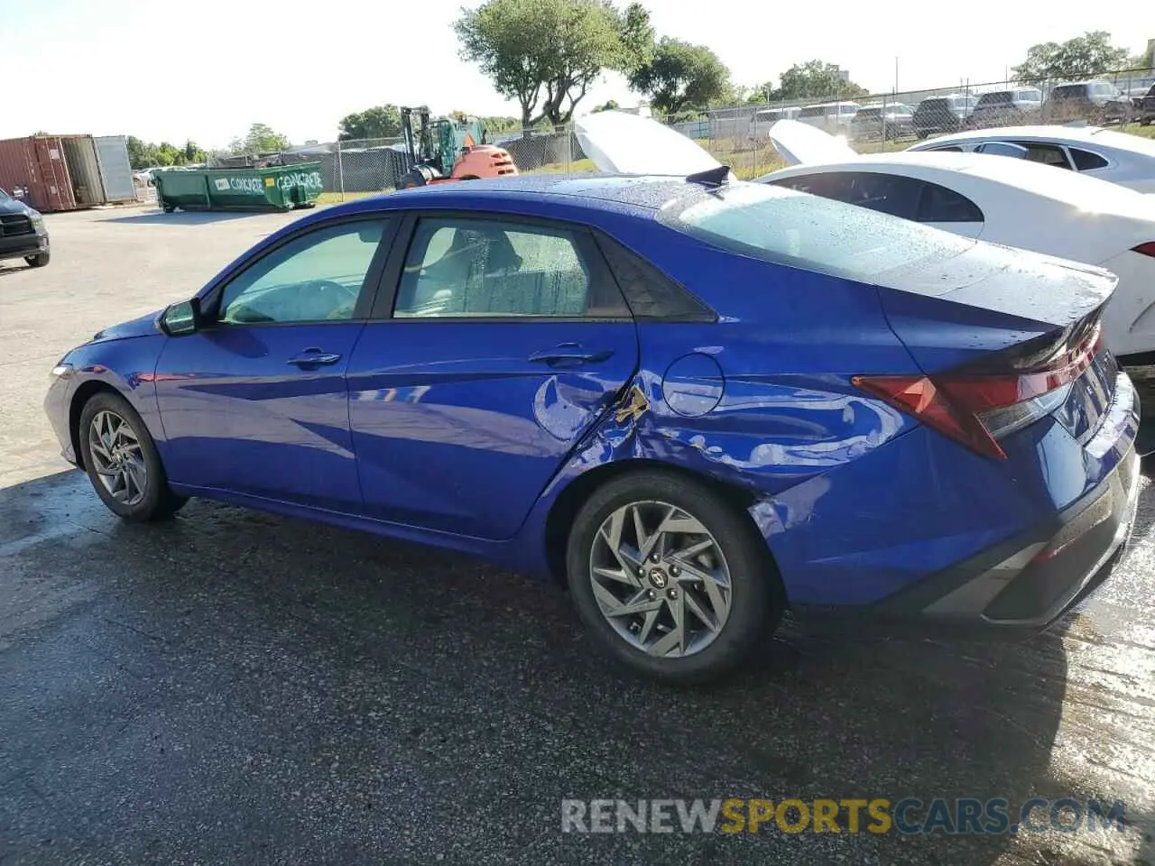 2 fotografías del automóvil dañado KMHLM4DG3RU704727 HYUNDAI ELANTRA 2024