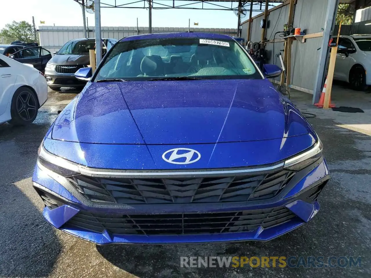 5 fotografías del automóvil dañado KMHLM4DG3RU704727 HYUNDAI ELANTRA 2024