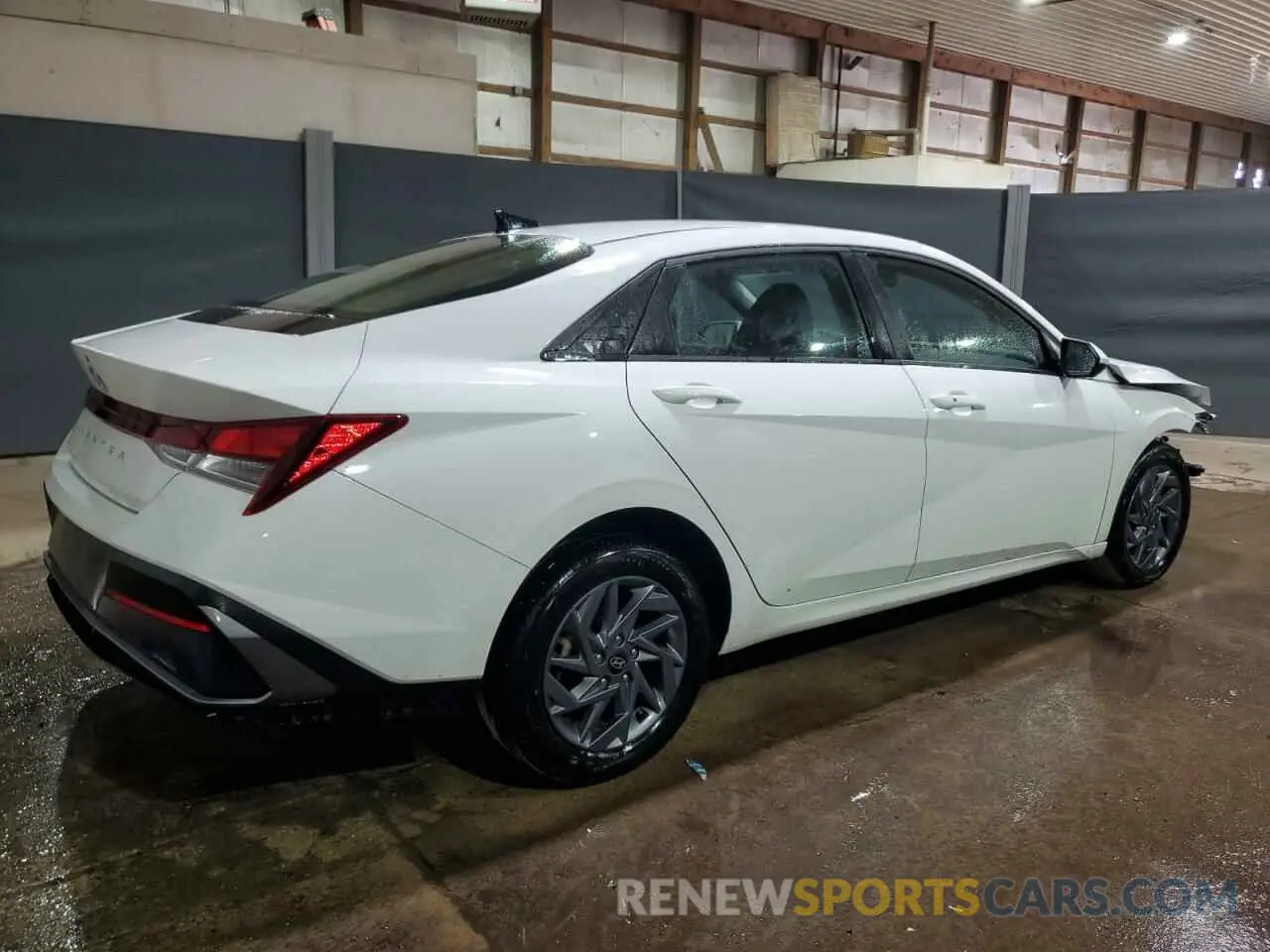 3 fotografías del automóvil dañado KMHLM4DG3RU781081 HYUNDAI ELANTRA 2024