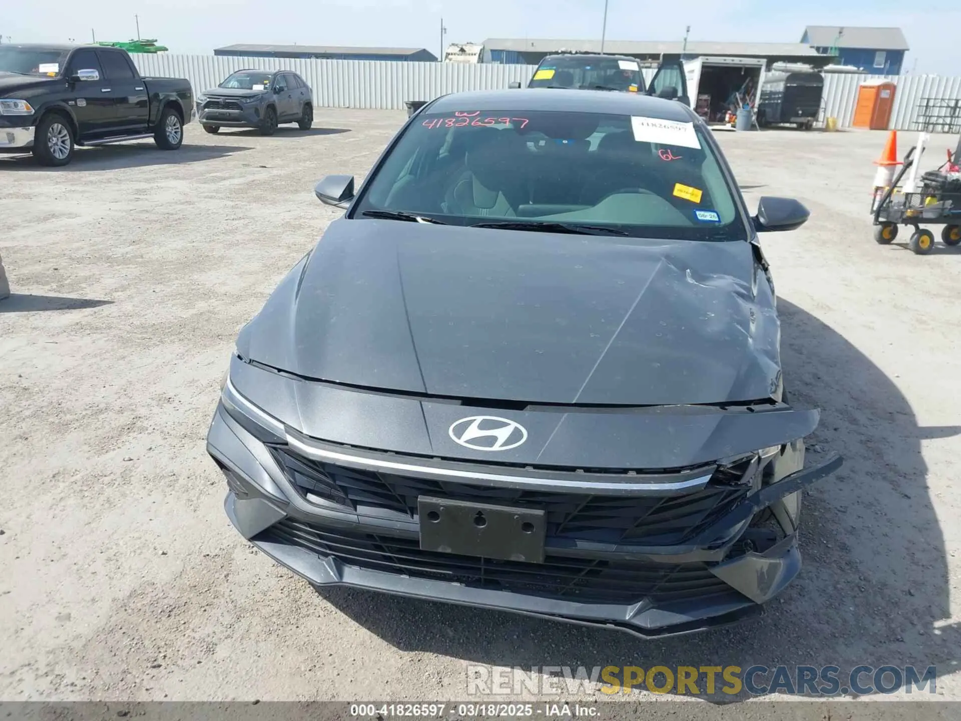 10 fotografías del automóvil dañado KMHLM4DG3RU792467 HYUNDAI ELANTRA 2024