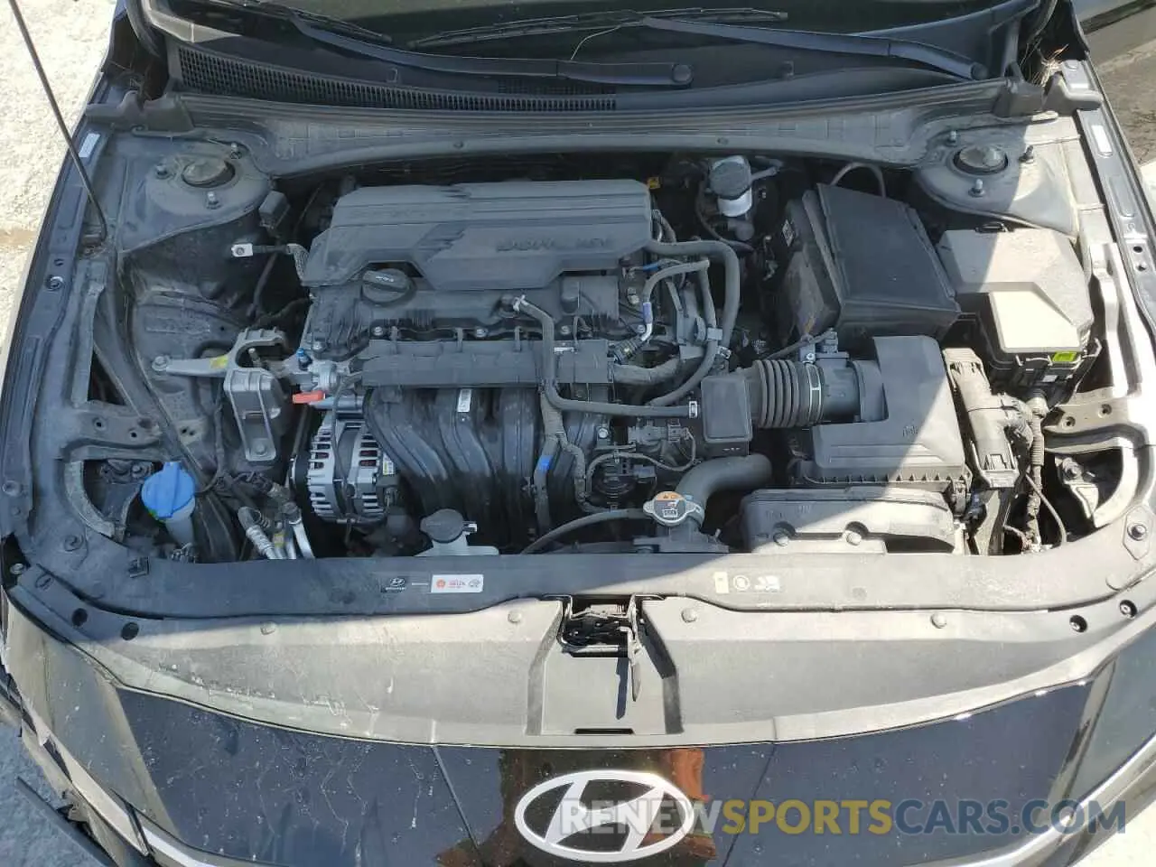 11 fotografías del automóvil dañado KMHLM4DG3RU813060 HYUNDAI ELANTRA 2024